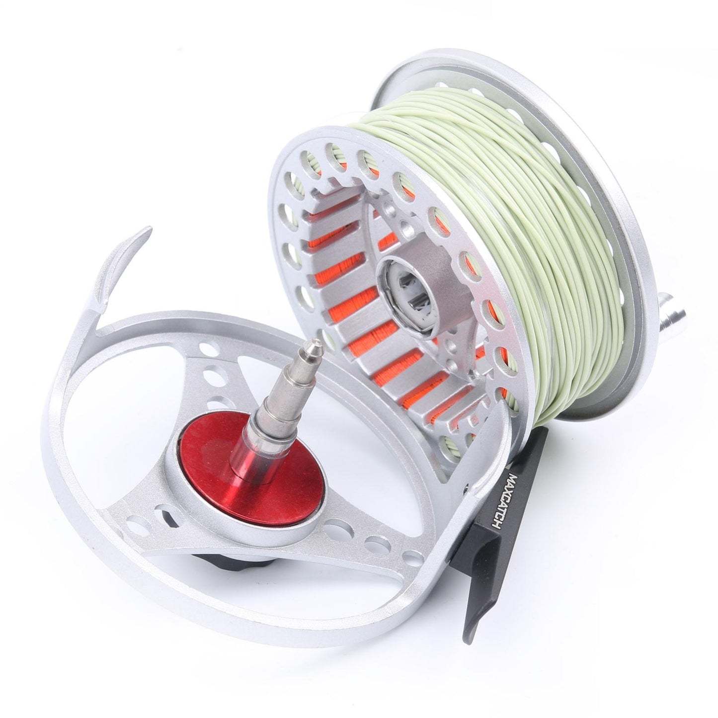 M MAXIMUMCATCH Maxcatch ECO Large Arbor Fly Fishing Reel (3/4wt 5/6wt 7/8wt) and Pre-Loaded Fly Reel with Line Combo