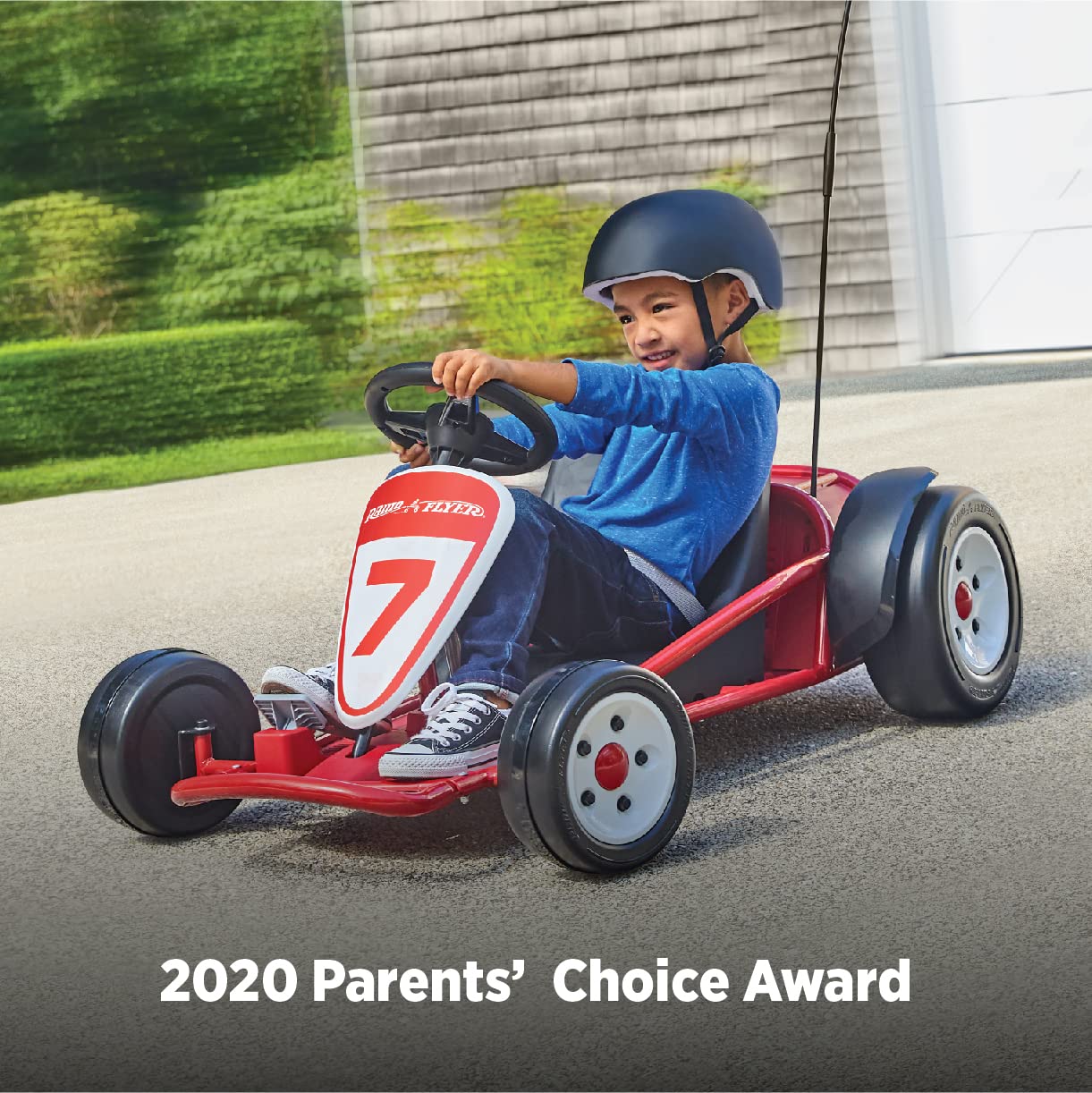 Radio Flyer Ultimate 24 Volt Electric Go-Kart for Kids Ages 3-8, 2-Seater, Red