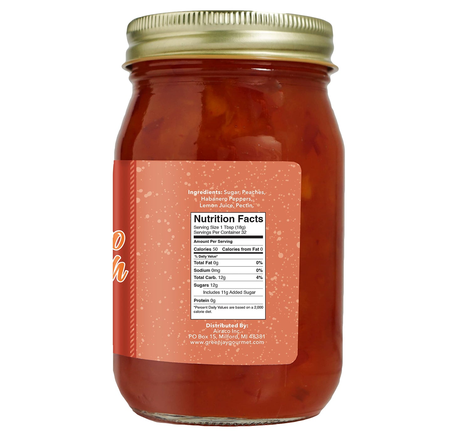 Green Jay Gourmet Spicy Jam Variety Pack - All-Natural Raspberry Jalapeno Jam, Strawberry Jalapeno Jam, Blackberry Jalapeno Jam - Vegan, Gluten-free Jam - No Preservatives - USA Made - 3 x 20 Ounces