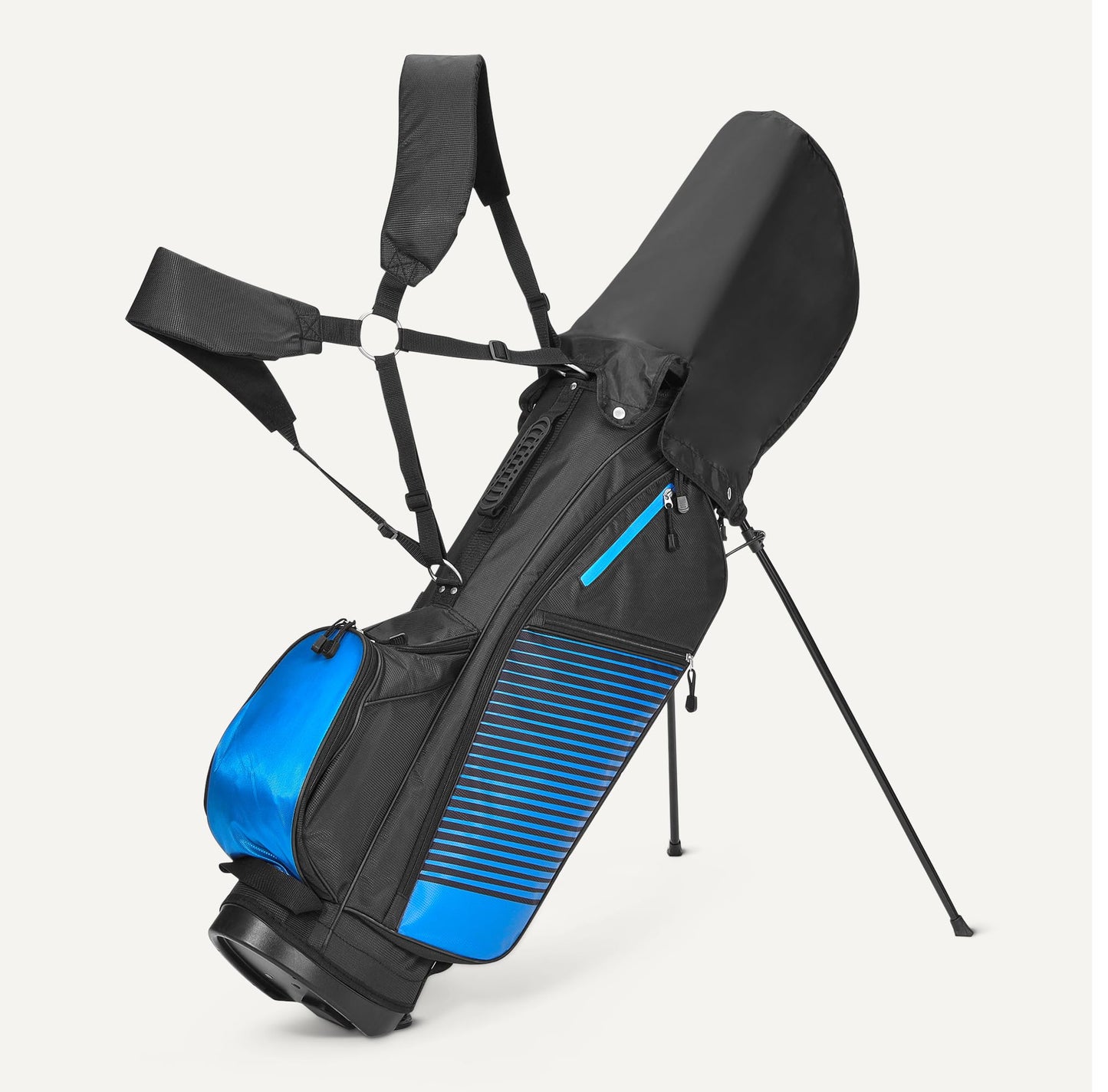 Amazon Basics Golf Club Set, 6- Piece with Stand Bag, Oversized Clubface, Low Center of Gravity