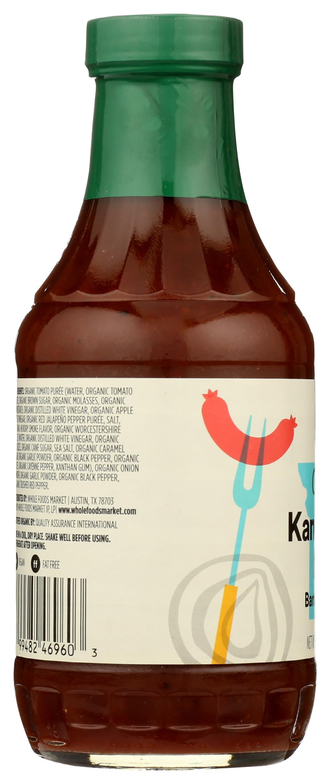 365 by Whole Foods Market, BBQ Sauce Kansas City Organic, 18 Ounce