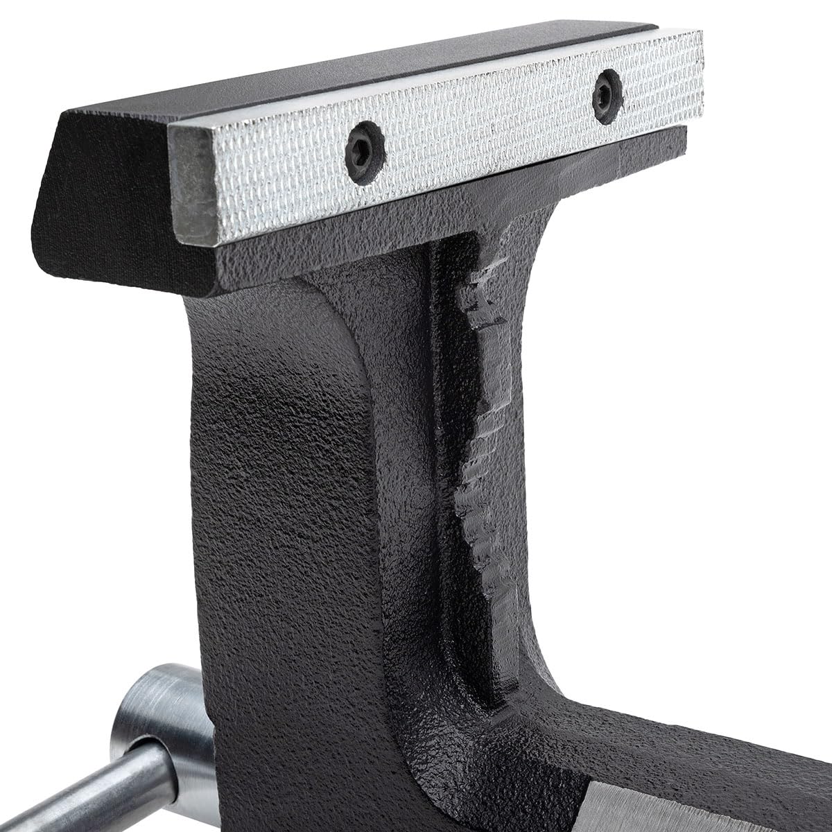 Yost HD550-C Heavy Duty 5-1/2 Inch Mechanics Work Bench Vise | Heavy Duty Woodworking & Metal Work Table with Secure Grip Swivel Base | 60,000 PSI Casting Iron Material with Extra-large Anvil Surface