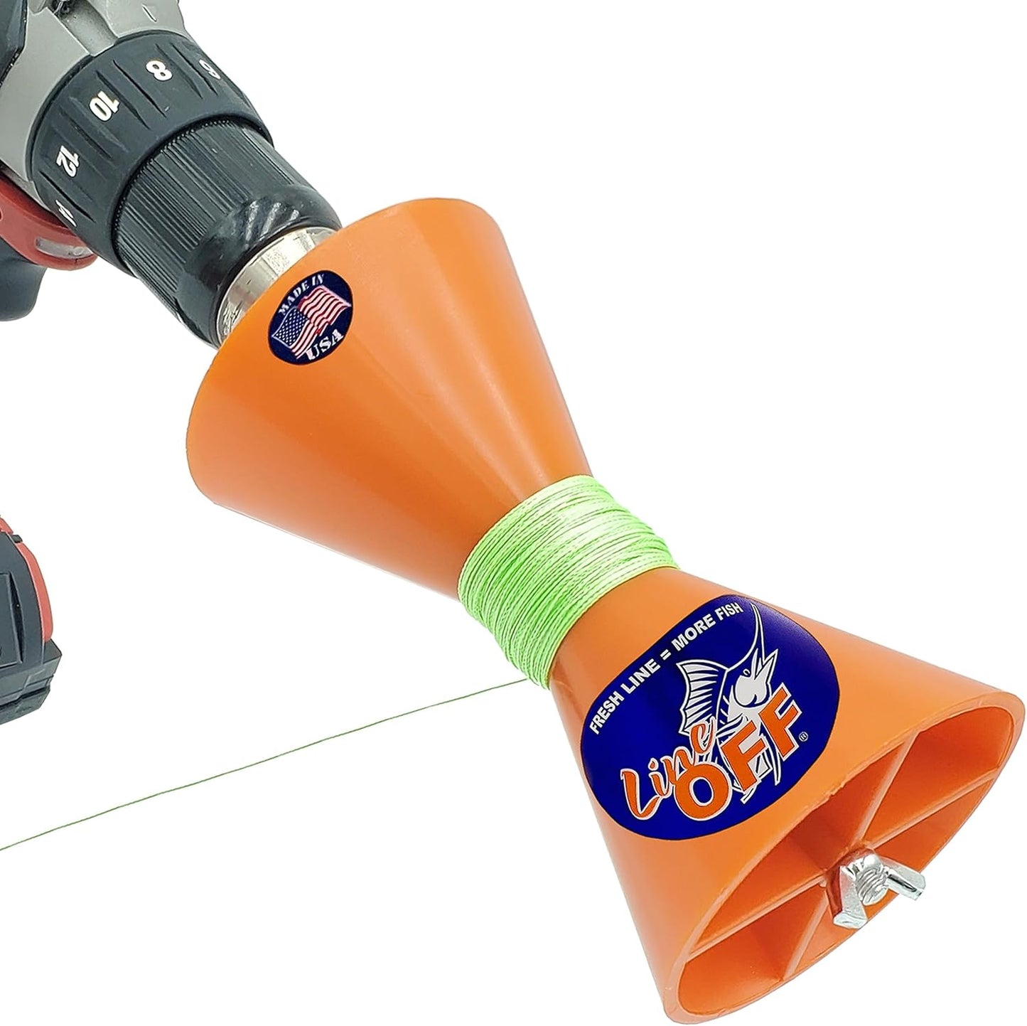 Line Off Stripper Removes Strip Line Fishing Reel Accessories (Orange)