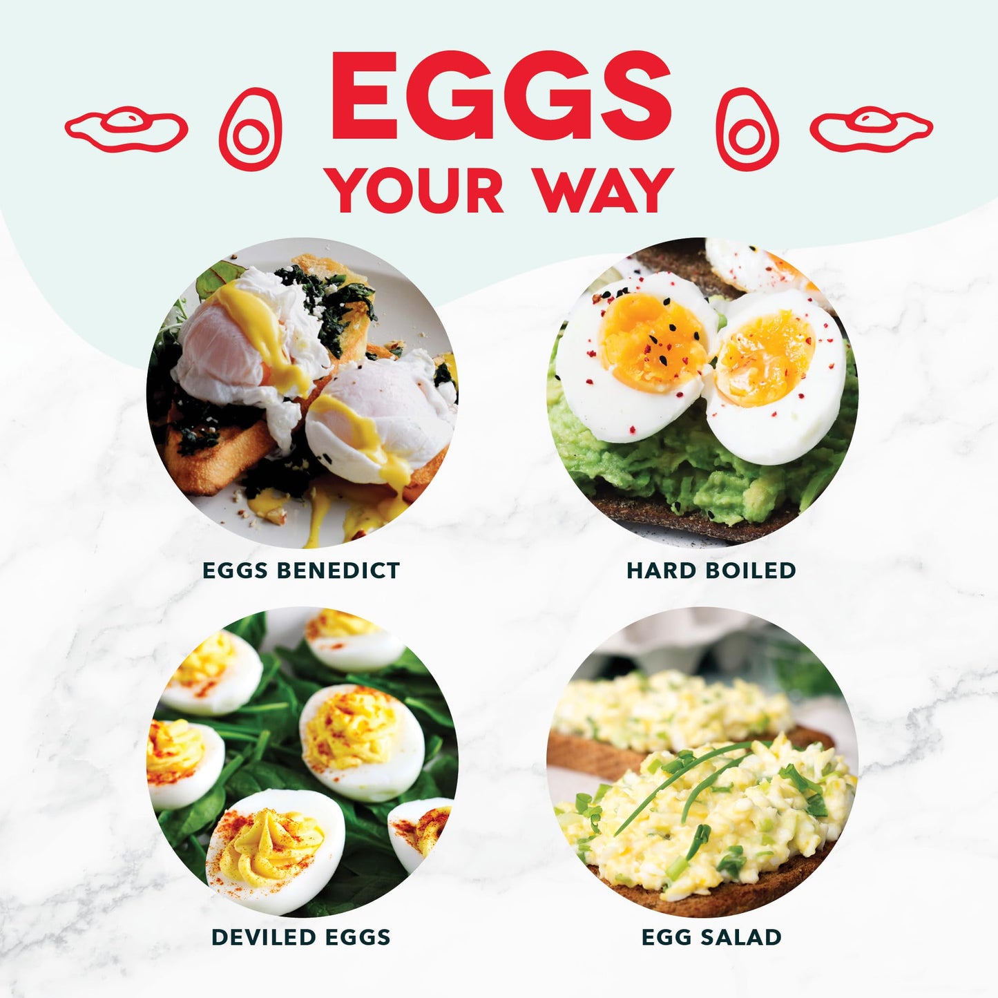 DASH Rapid Egg Cooker: 7 Egg Capacity Electric Egg Cooker for Hard Boiled Eggs, Poached Eggs, Scrambled Eggs, or Omelets with Auto Shut Off Feature - Black'