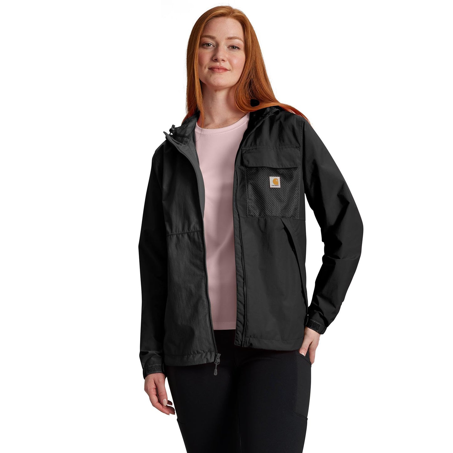 Carhartt Women's Storm Defender Loose Fit Lightweight Hooded Packable Jacket