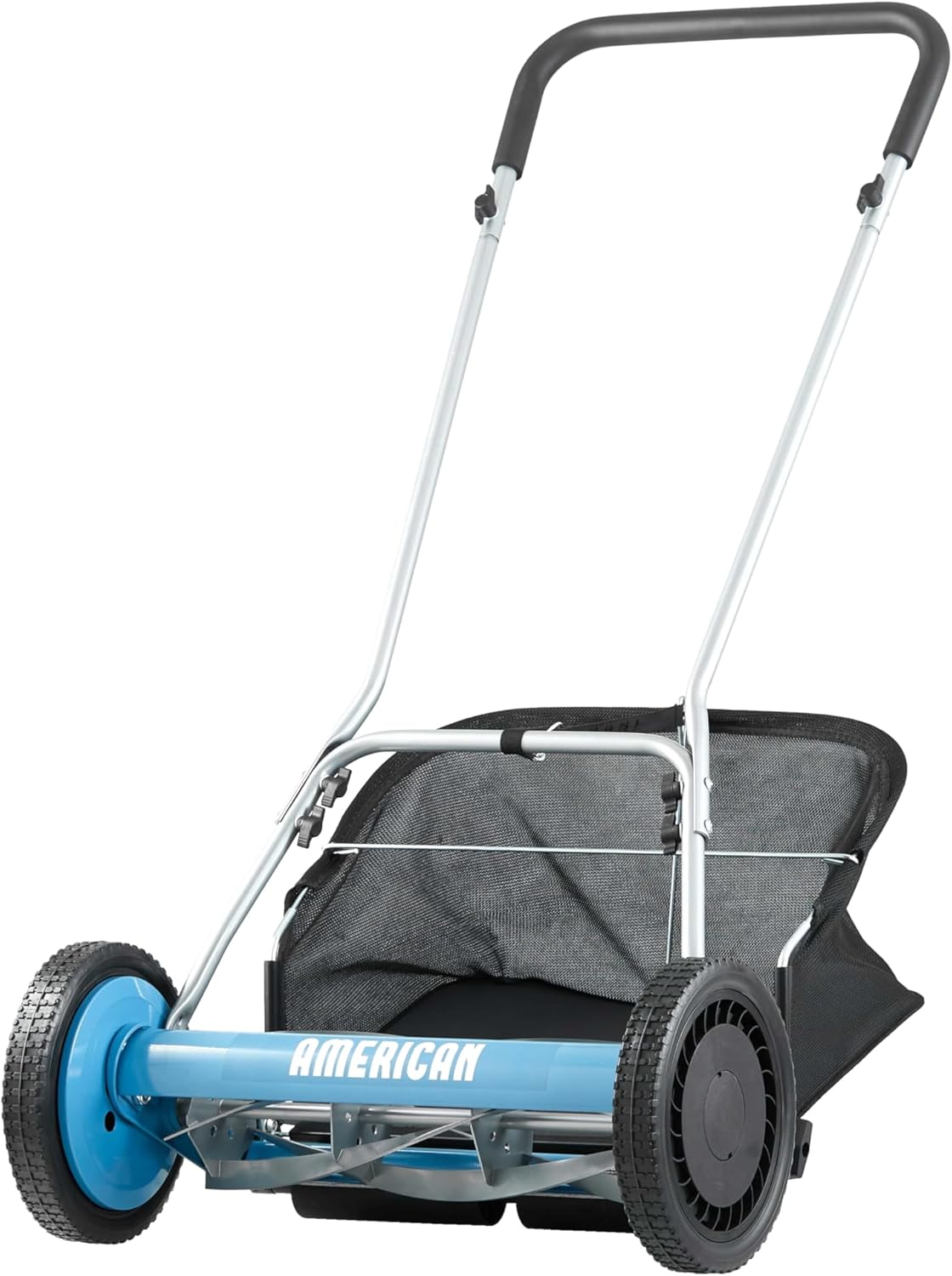 American Lawn Mower Company 1204-14 14-Inch 4-Blade Push Reel Lawn Mower, Red