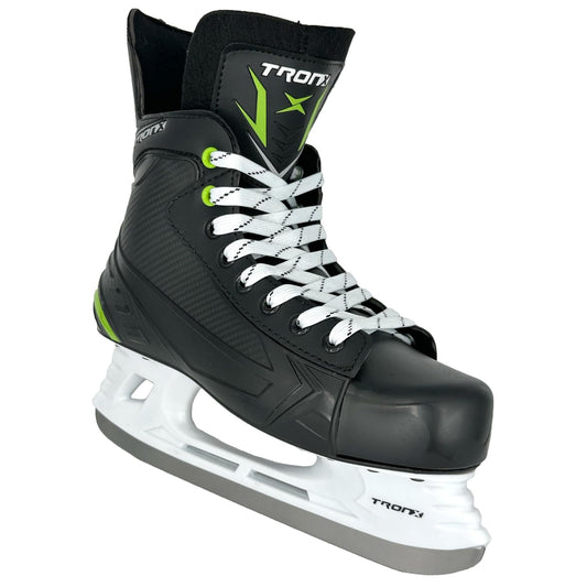 TronX Stryker 3.0 Senior Adult Junior Kids Ice Hockey Skates, New for 2023 (Skate Size 3 (Shoe Size 4-4.5))