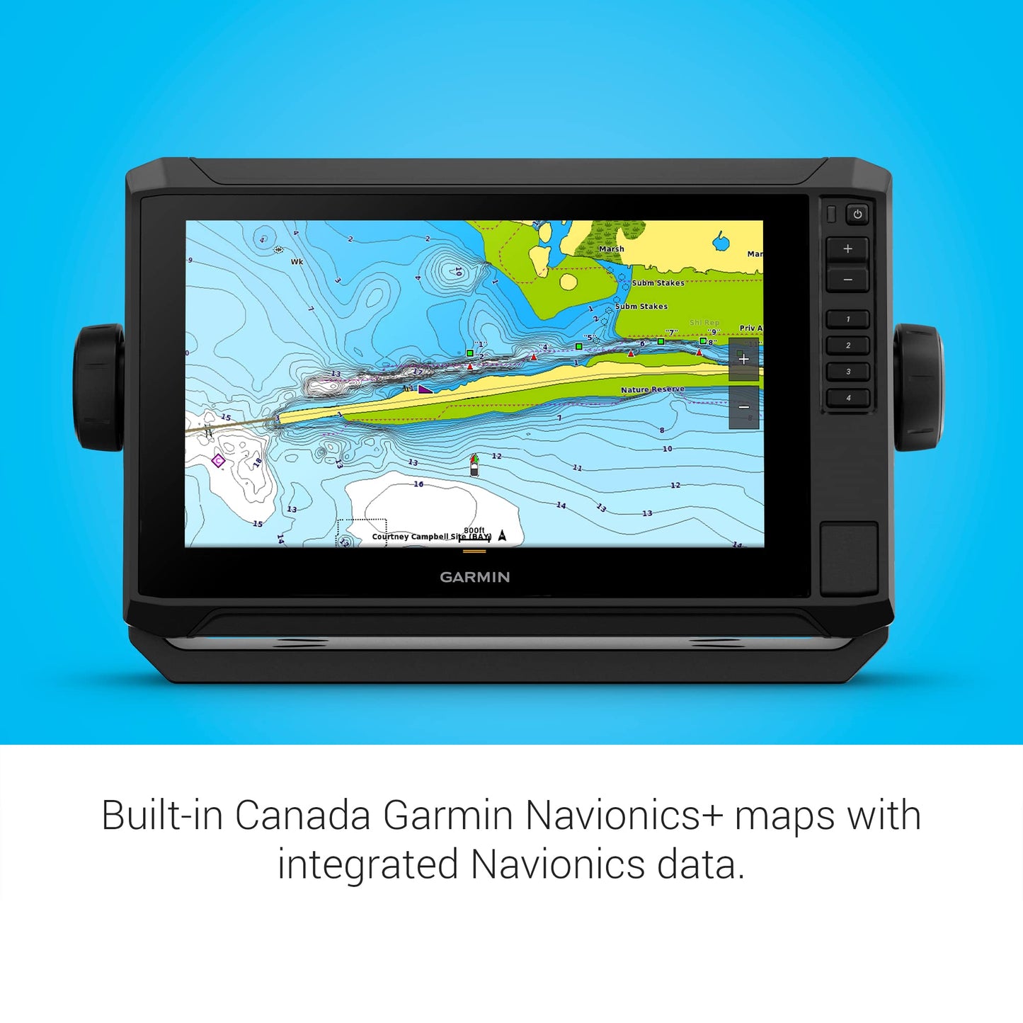 Garmin ECHOMAP UHD2 94sv with GT56 Transducer, 9" Touchscreen Chartplotter, Garmin Navionics+ U.S. Coastal