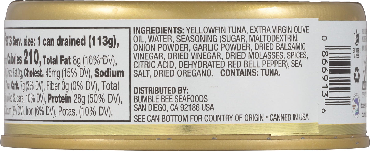 Bumble Bee Prime Atlantic Salmon, 5 oz Can - Premium Salmon - 24g Protein per Serving - Gluten Free & Kosher