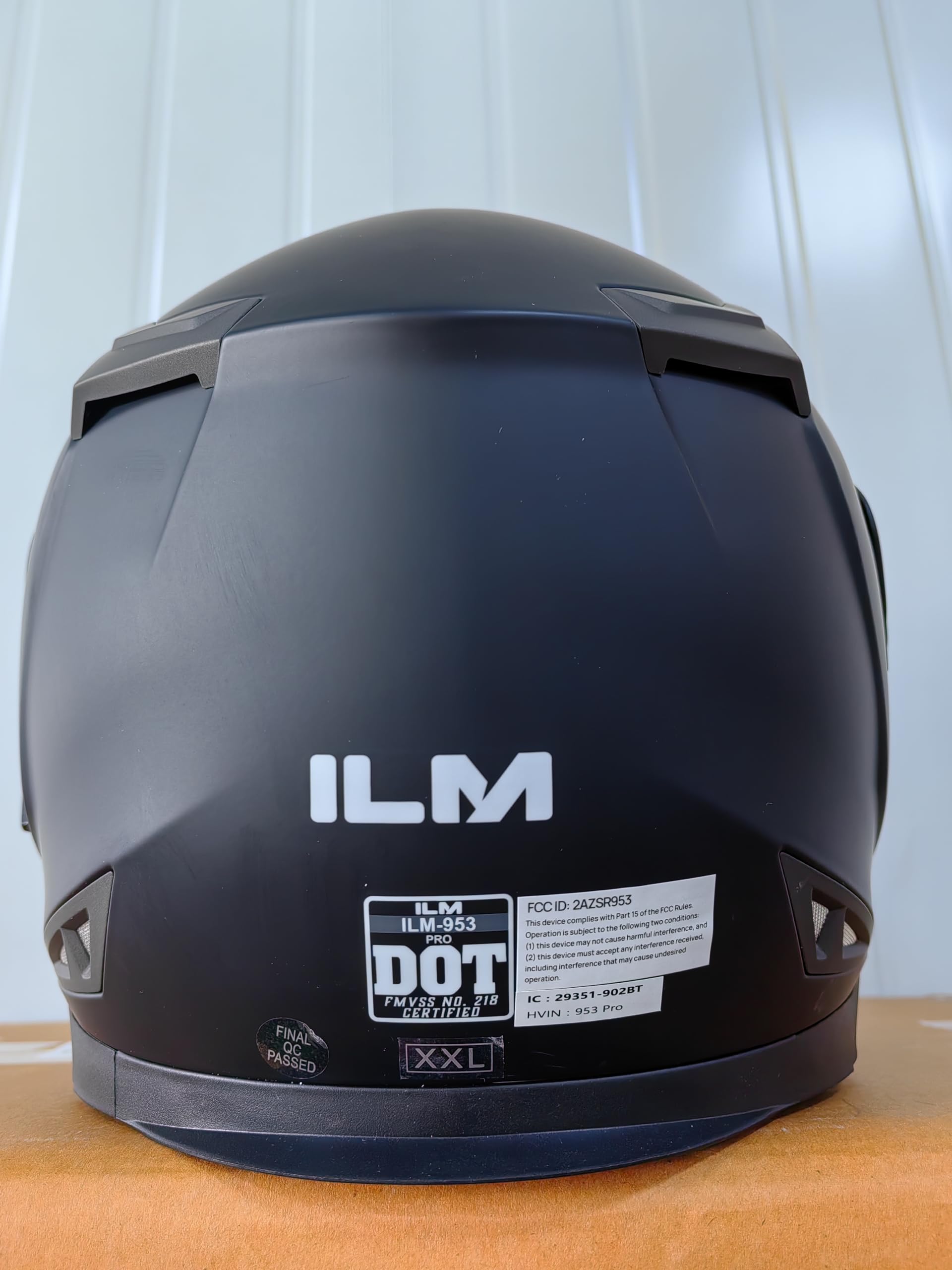 ILM Bluetooth Integrated Modular Flip up Full Face Motorcycle Helmet S –