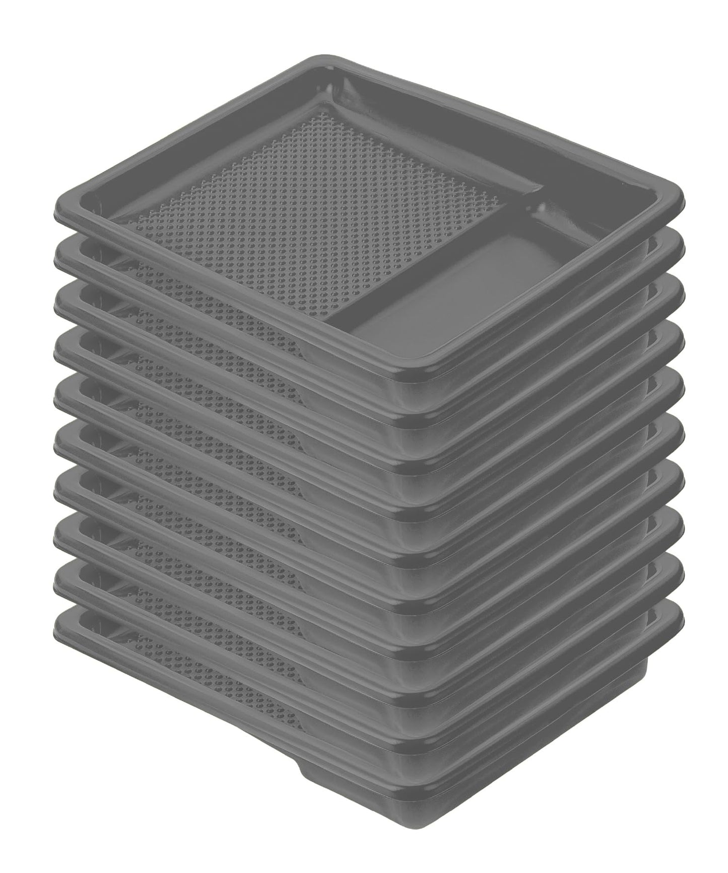Bates- Paint Tray Liner, 9 Inch, 10 Pack, Paint Roller Tray, Disposable Plastic Paint Trays, Paint Pans Trays, Paint Supplies for House Painting, Roller Tray