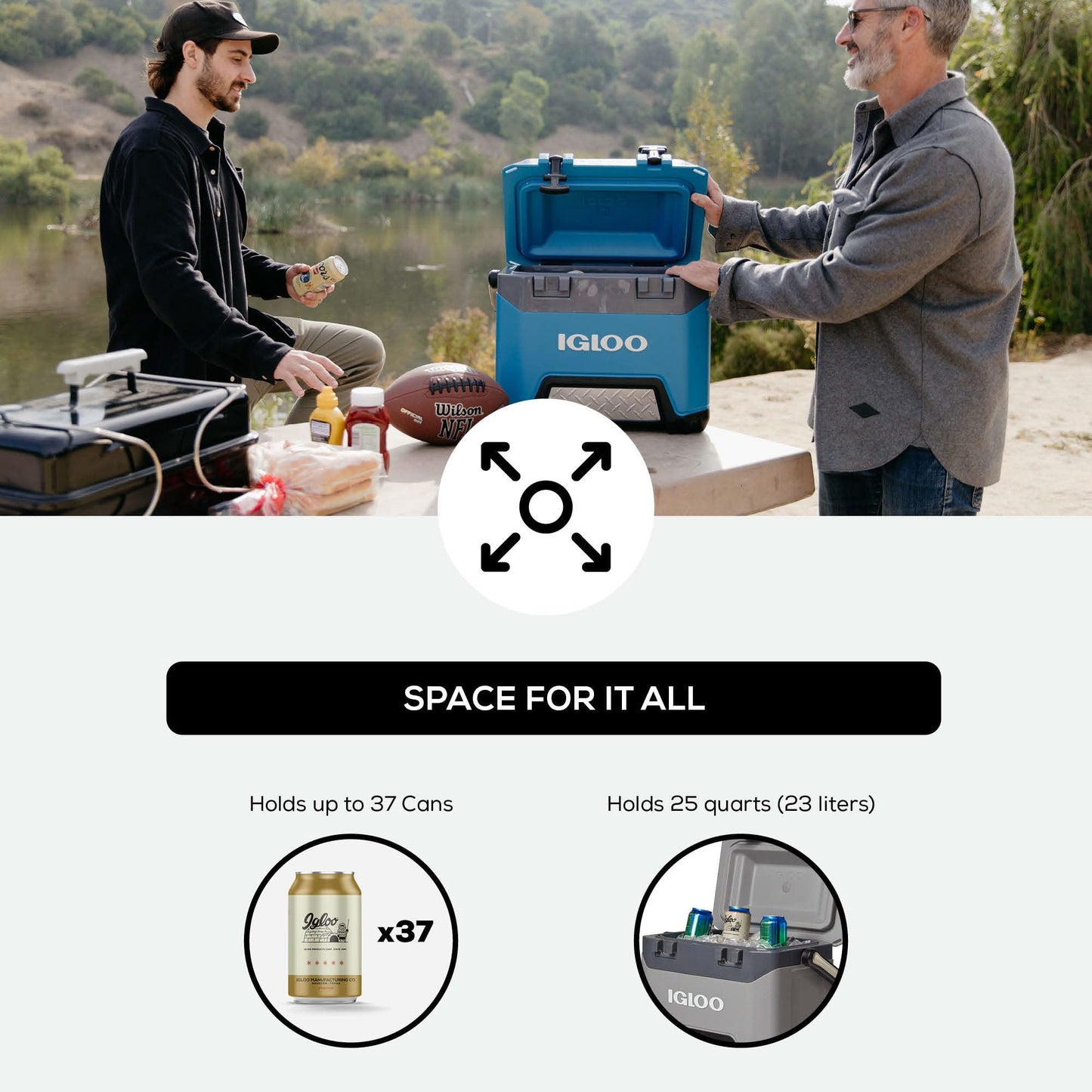 Igloo BMX Hard Coolers (25-72QT)