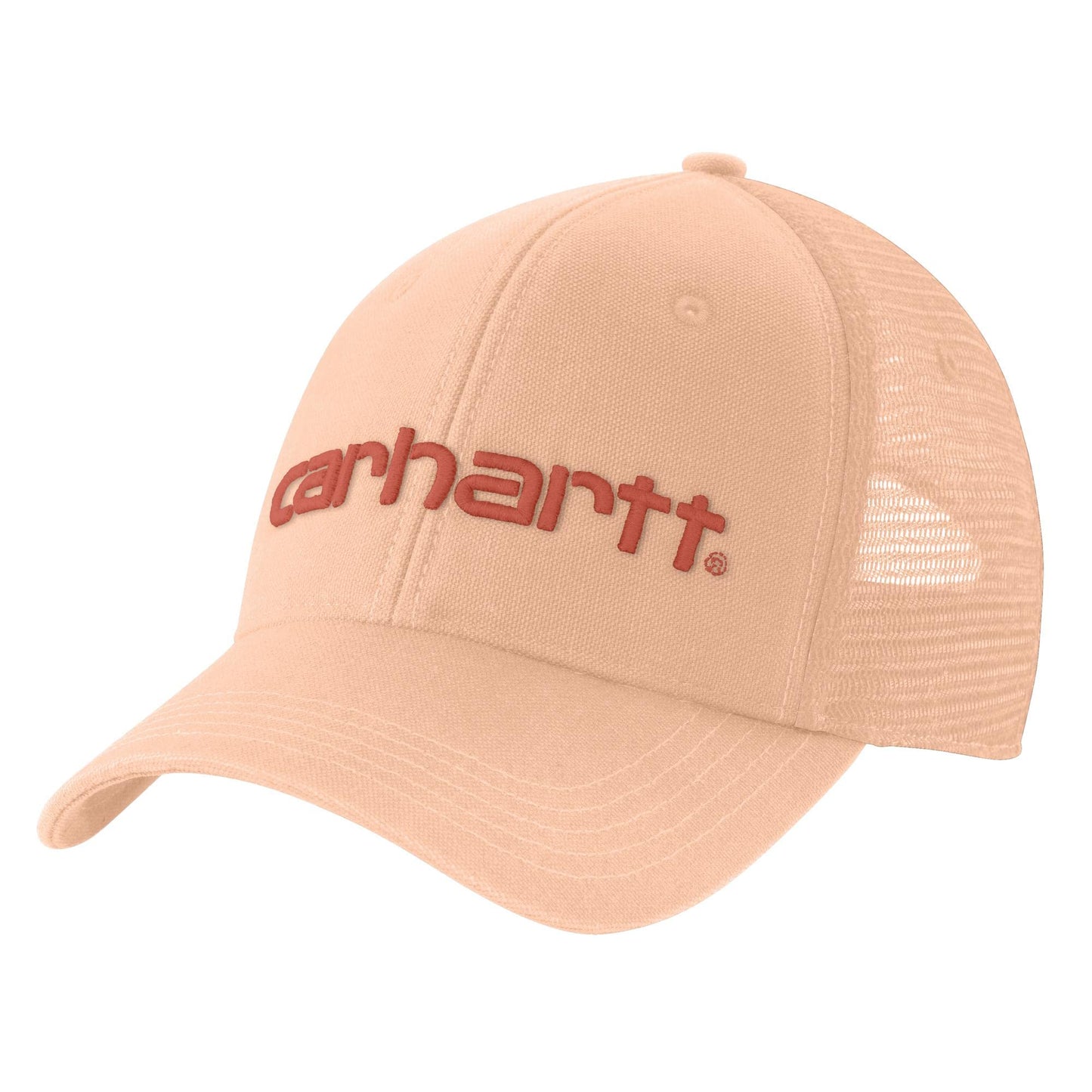 Carhartt Men's Canvas Mesh-Back Logo Graphic Cap