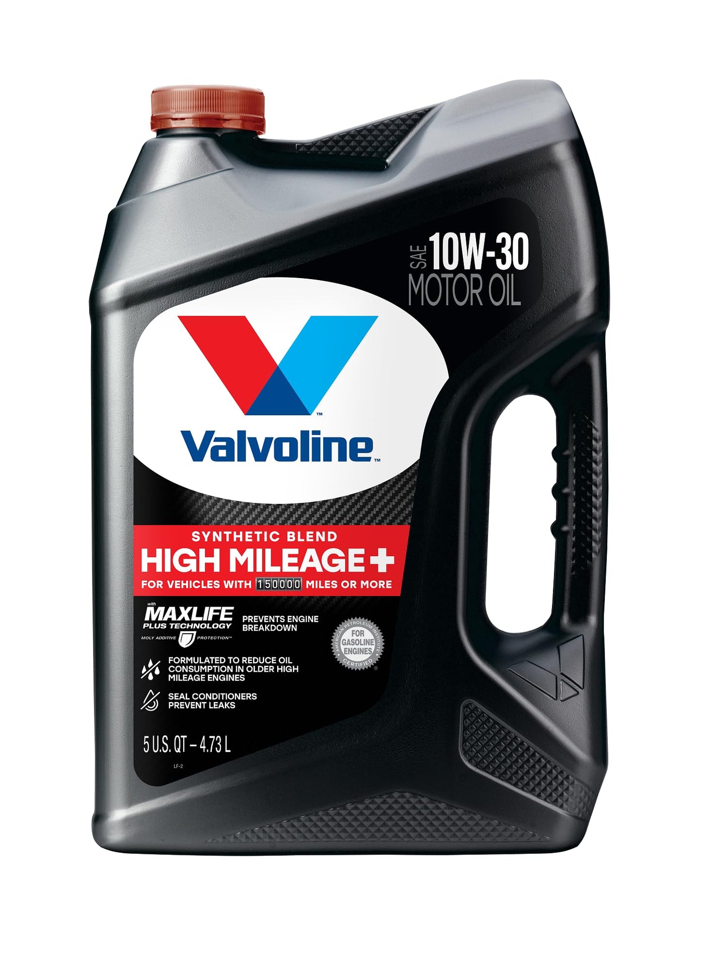 Valvoline High Mileage 150K with Maxlife Plus Technology 10W-30 Motor Oil 5 Quart