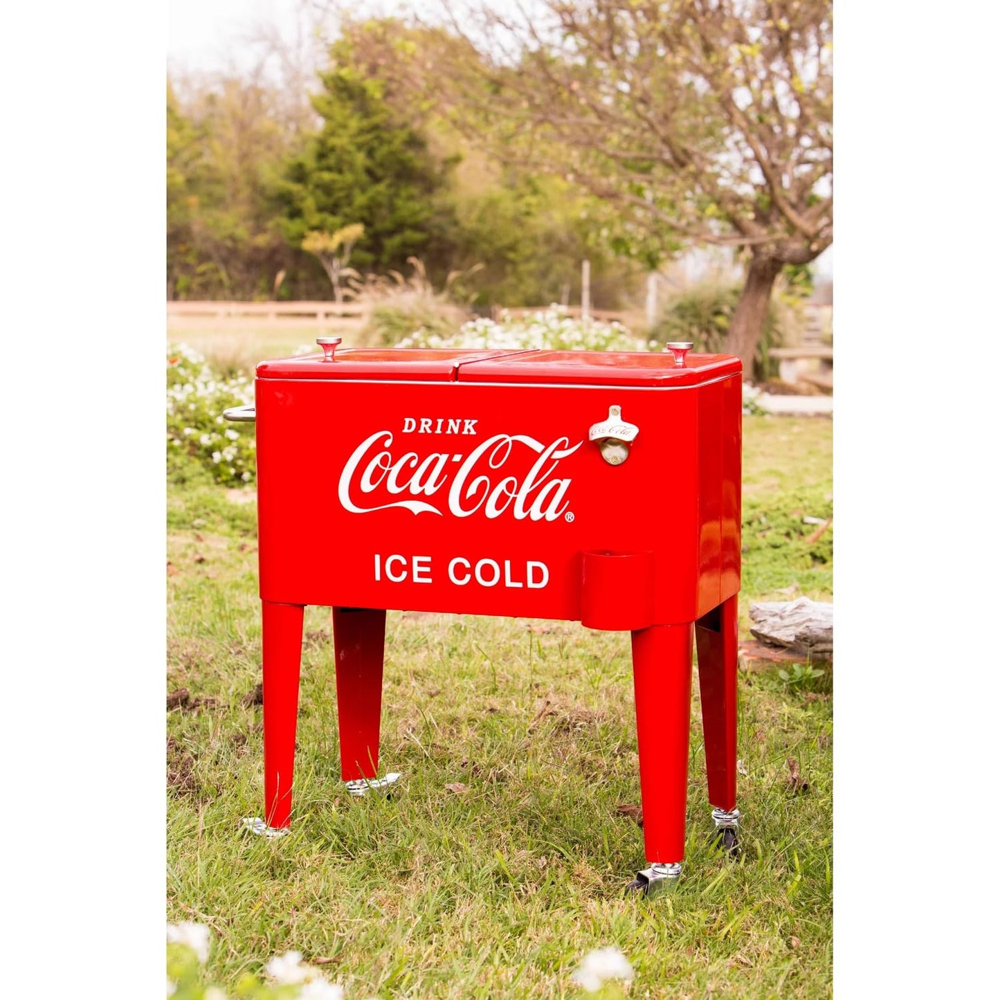 LEIGH COUNTRY CP 98114 Coke Cooler 60QT - Redfish
