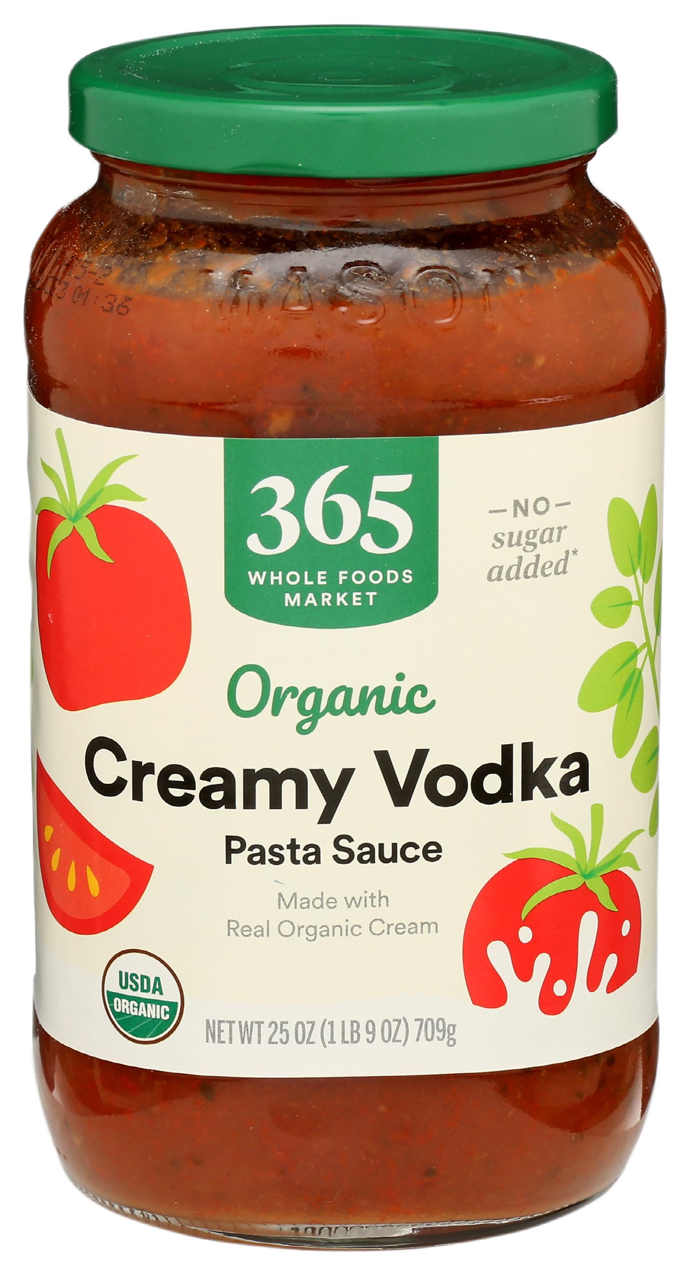365 by Whole Foods Market, Organic 4 Cheese Pasta Sauce, 25 Ounce