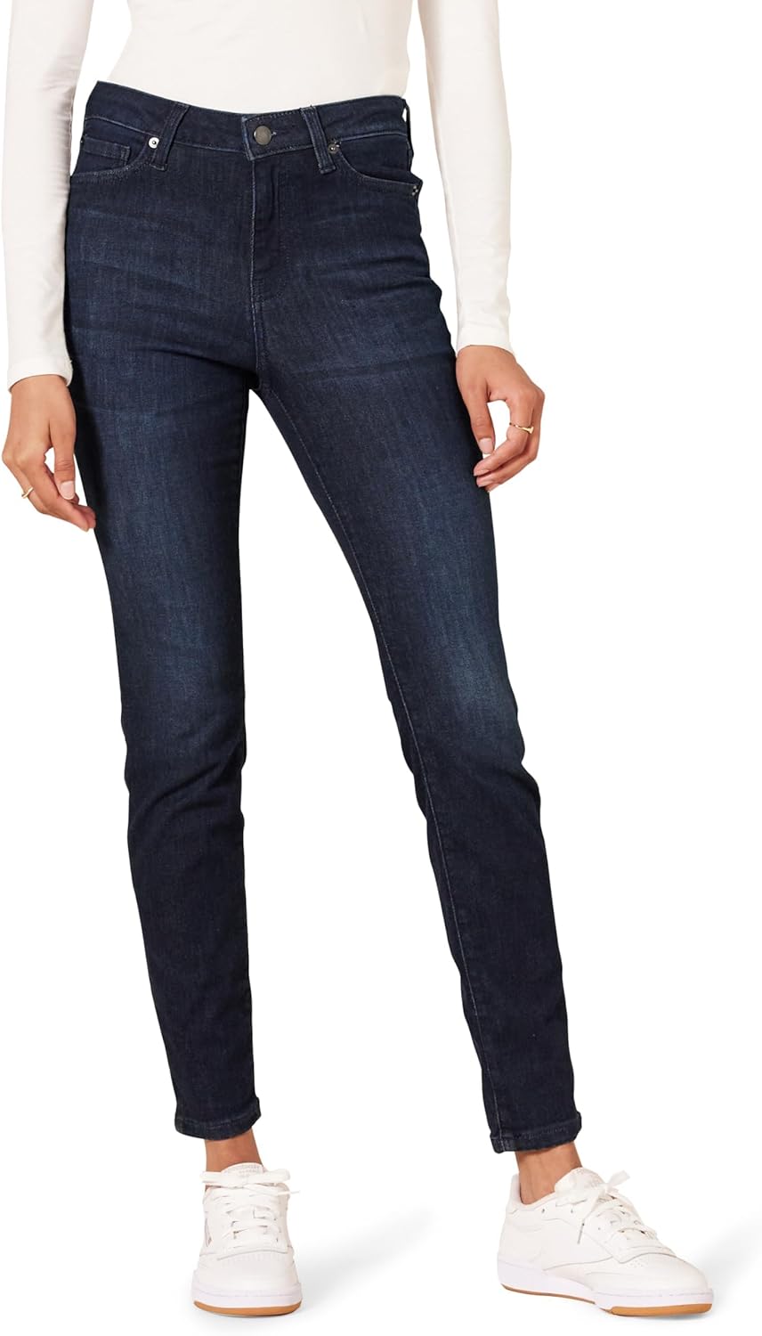 Amazon Essentials Women's Mid-Rise Stretchy Skinny Jeans