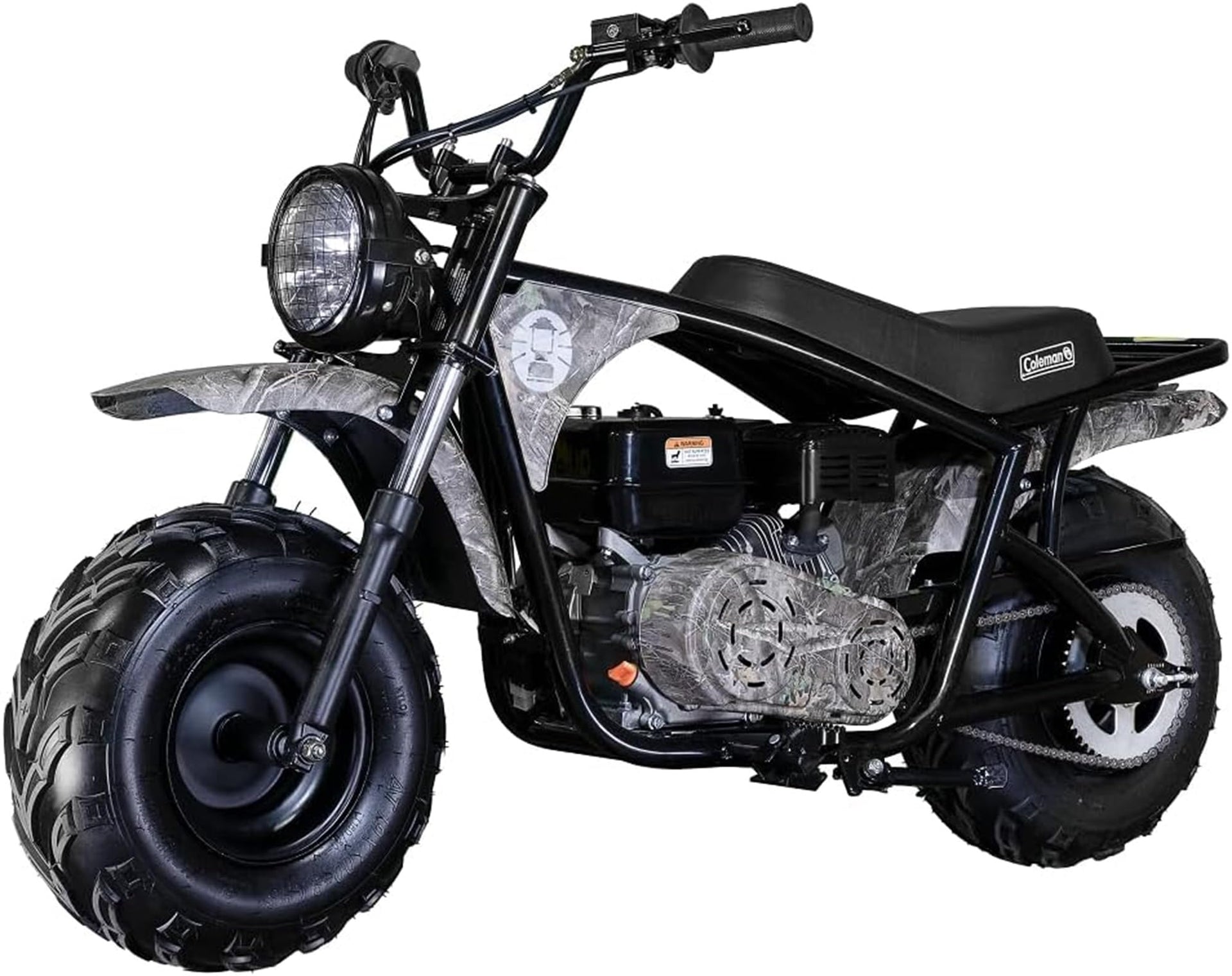 Coleman Powersports B200C 196cc Gas Powered Camo Minibike for Kids and –