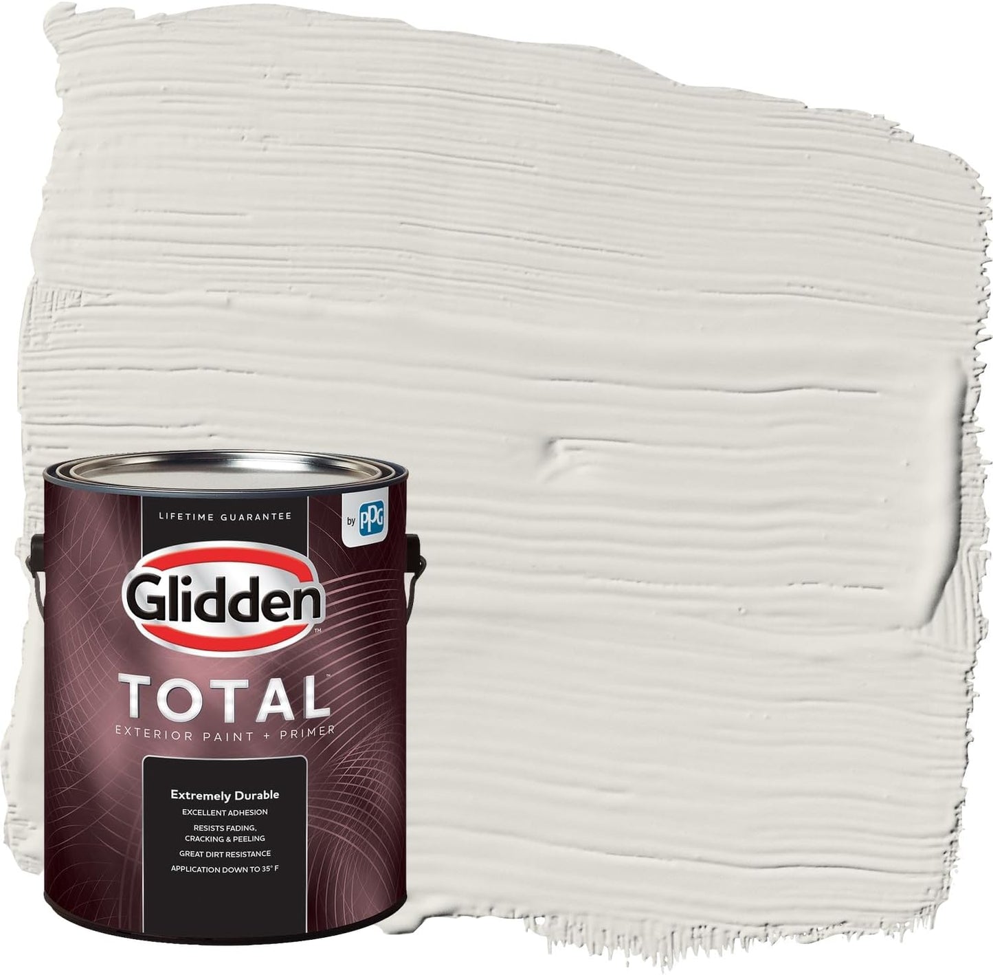 Glidden Exterior Paint + Primer: Black/Black Magic, One Coat, Satin, 1-Gallon