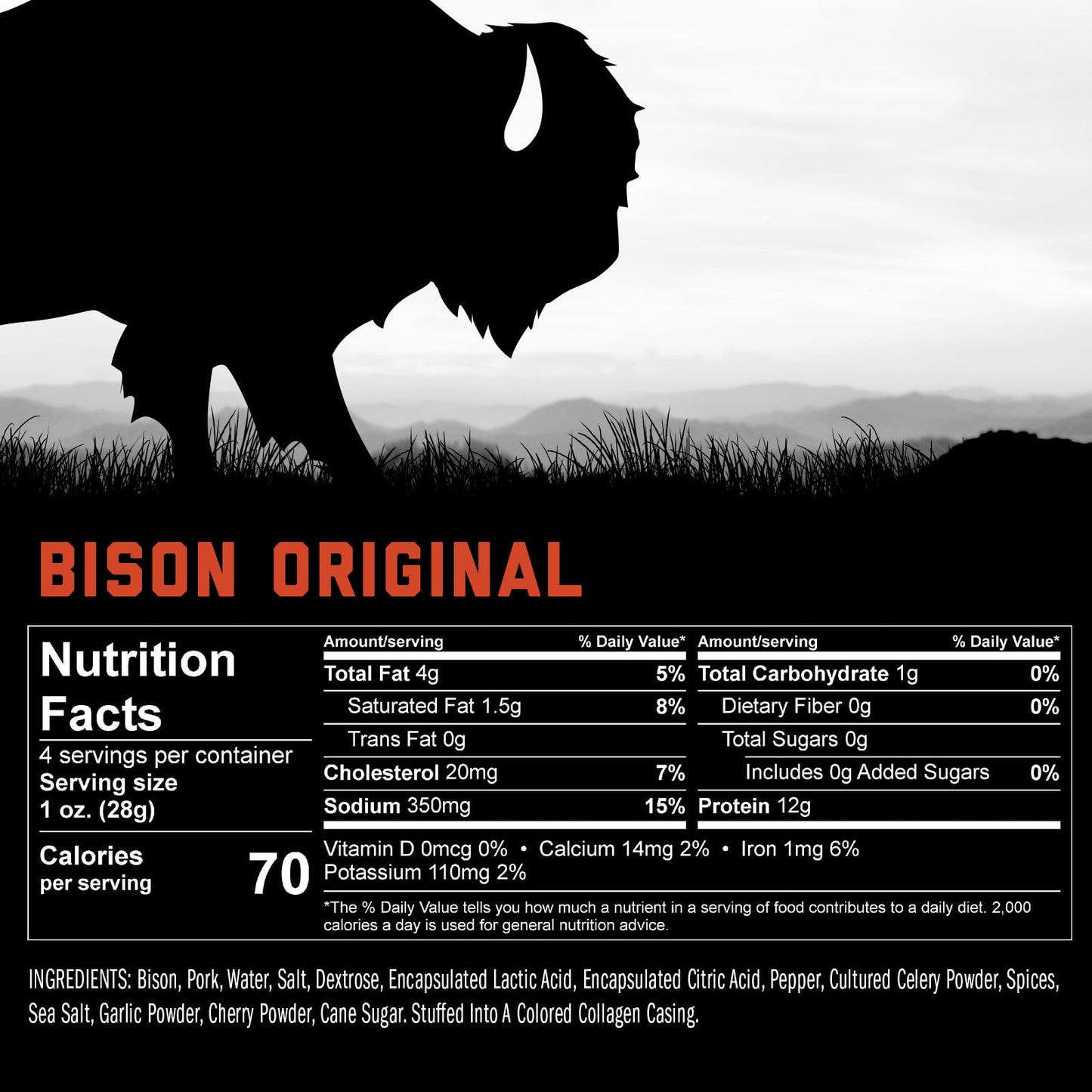 ICON Meats Snack Sticks Sampler - Assorted Flavors of Bison, Elk, Venison and Pork Jerky Sticks - 24 Pack of Individually Wrapped Meat Sticks, 6 Per Flavor – USDA Approved, All Natural Artisan Meats