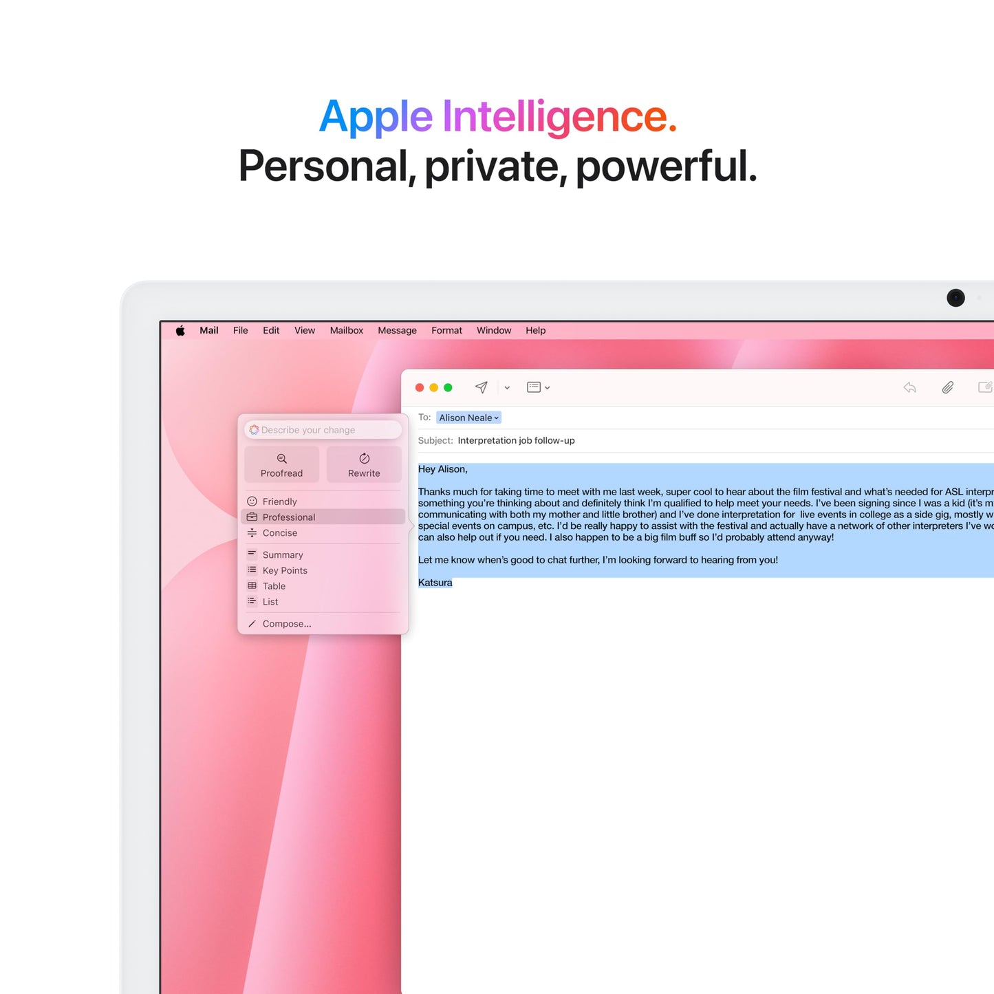 Apple 2024 iMac All-in-One Desktop Computer with M4 chip with 10-core CPU and 10-core GPU: Built for Apple Intelligence, 24-inch Retina Display, 24GB Unified Memory, 512GB SSD Storage; Pink