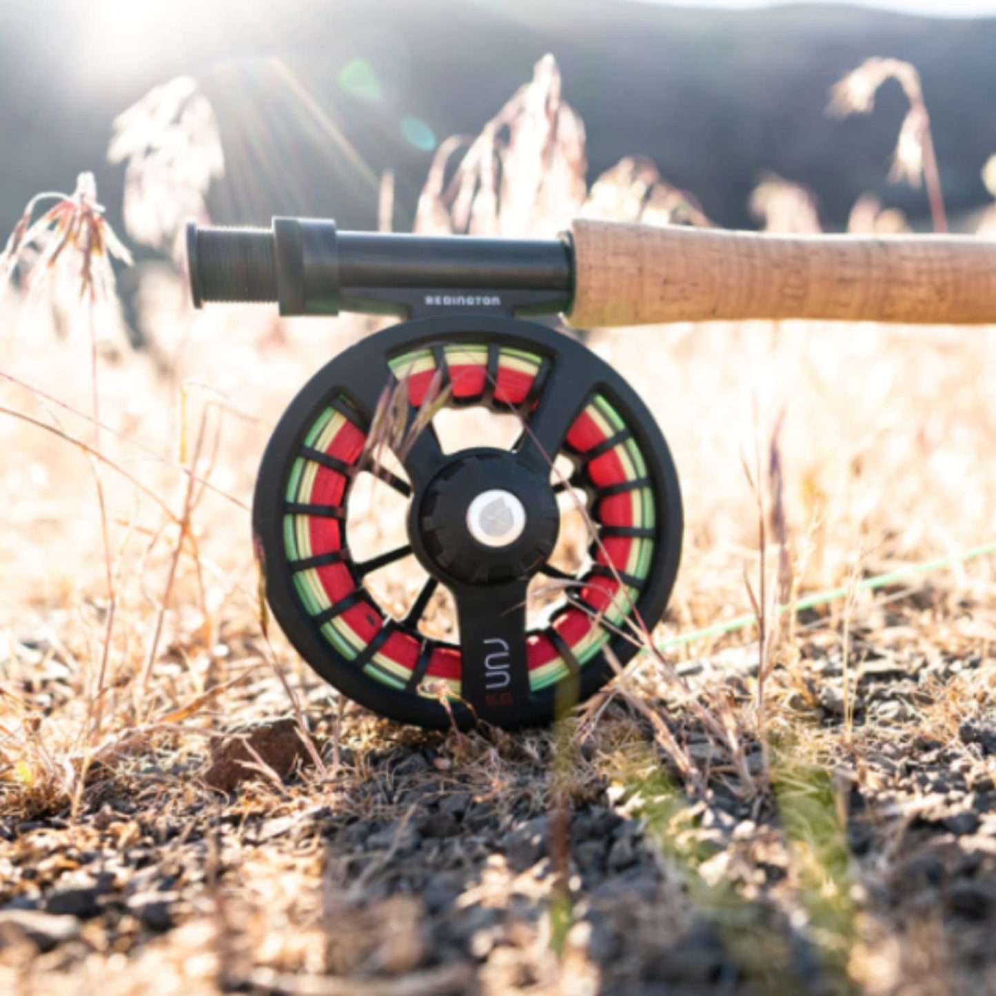 Redington Run Fly Reel, Lightweight Design for Trout, Freshwater Fishing, Carbon Fiber Drag System, Sand, 5/6 Weight