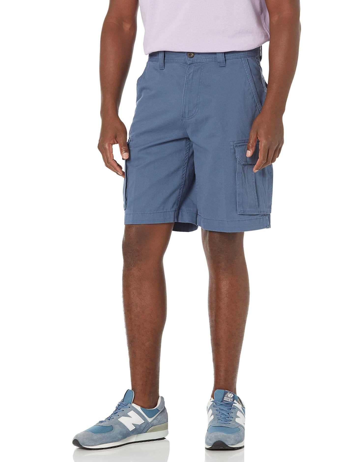 Amazon Essentials Men's 10" Classic-Fit Cargo Shorts, Soft Cotton Twill (Available in Big & Tall)