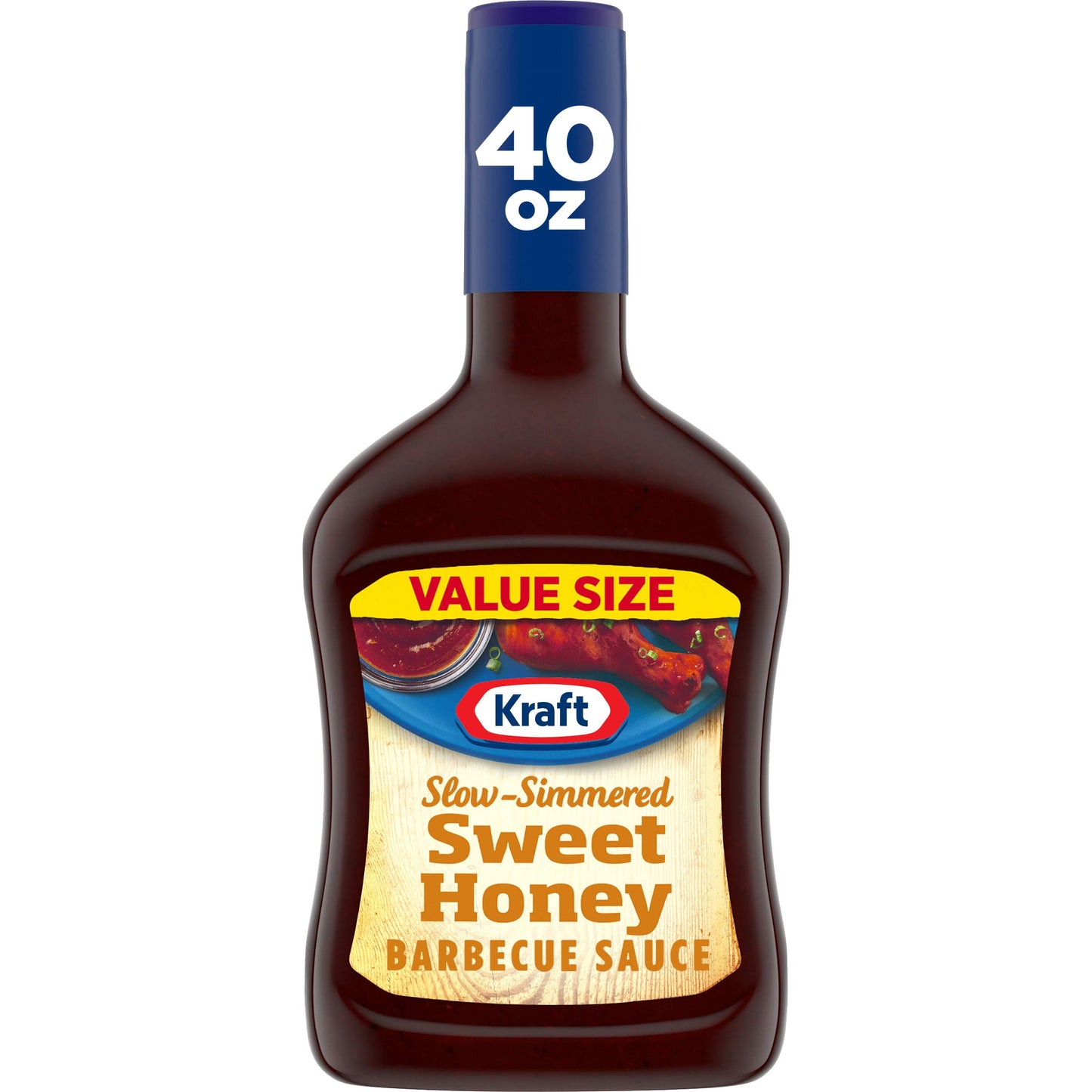 Kraft Sweet Brown Sugar Slow-Simmered Barbecue Sauce, 18 oz Bottle