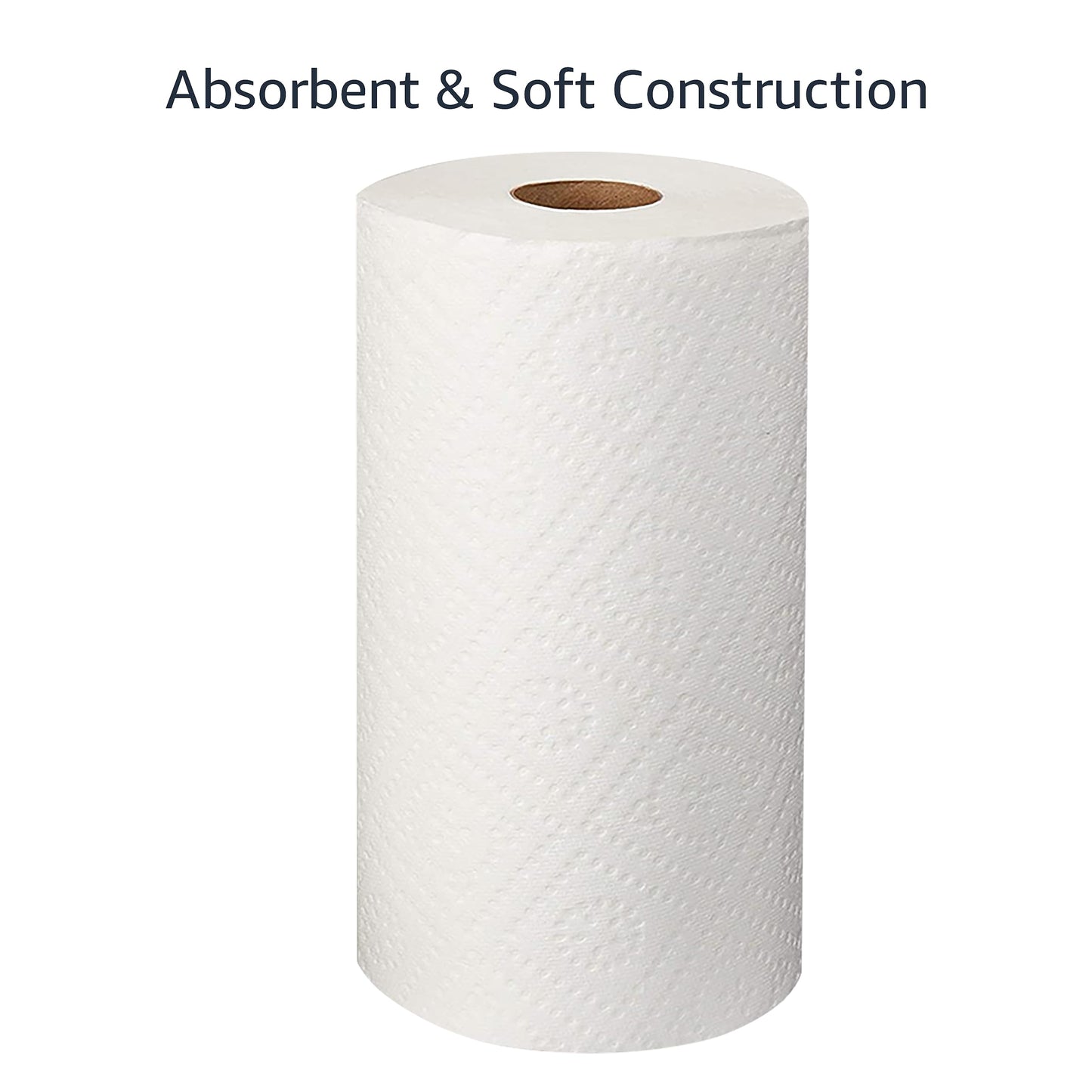 AmazonCommercial 2-Ply White Adapt-a-Size Kitchen Paper Towels (SOFI-056) | Bulk | Adapt-a-size | Individually Wrapped | FSC Certified |140 Towels per Roll (30 Rolls)(11 x 6 Sheet)