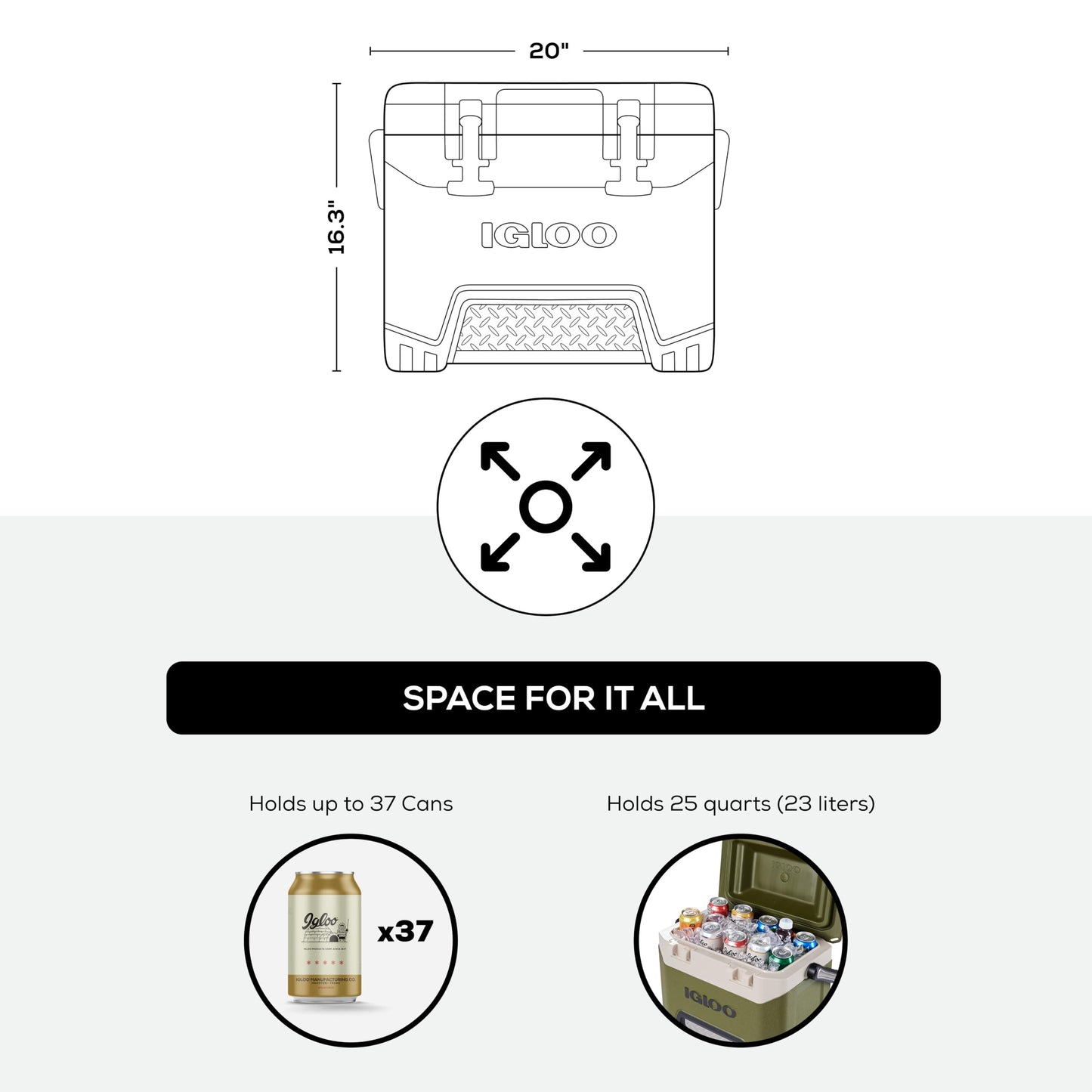 Igloo BMX Hard Coolers (25-72QT)