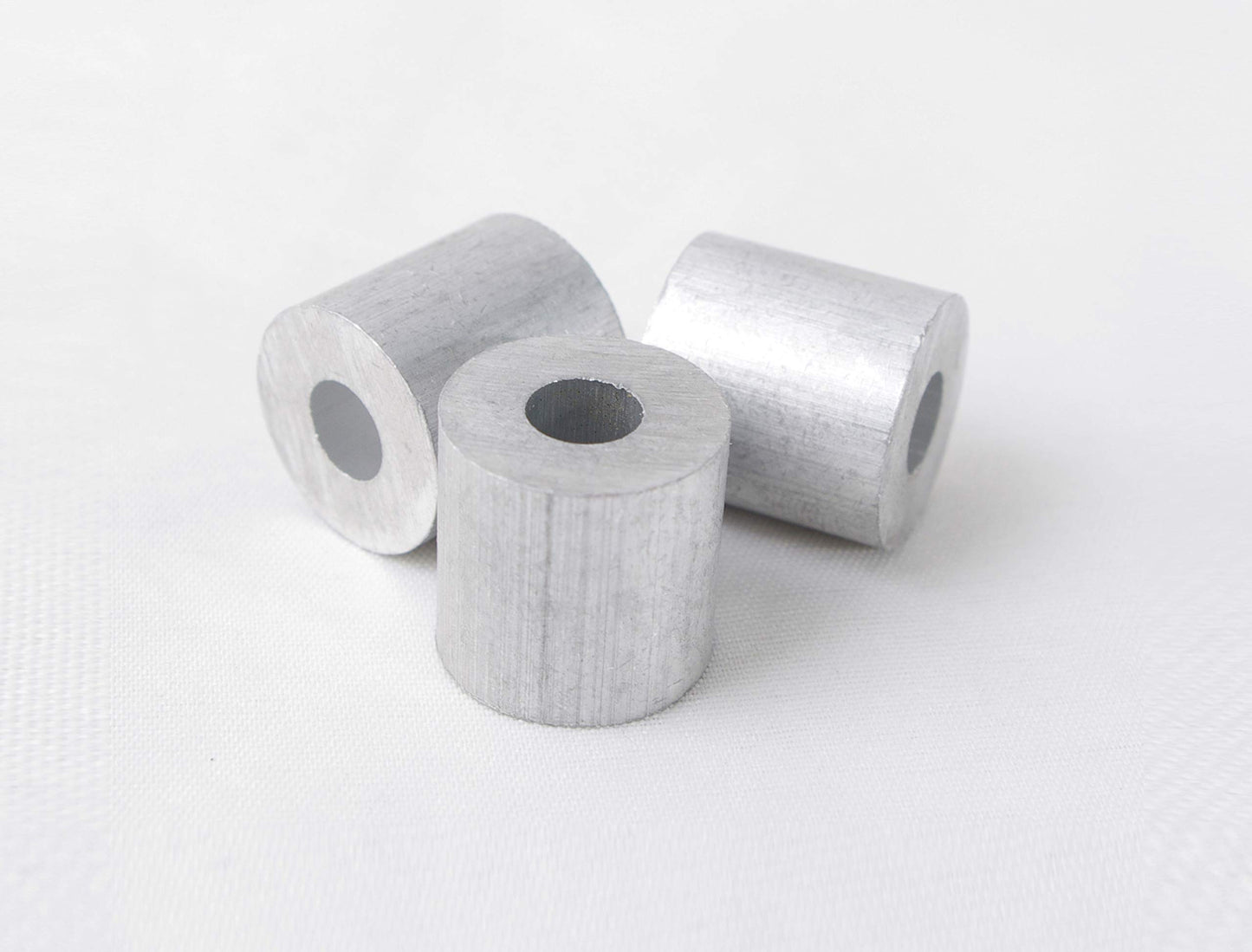 Wire Rope Stop Sleeve, for Wire Rope Dia. 1/16", Aluminum Alloy, PK 100