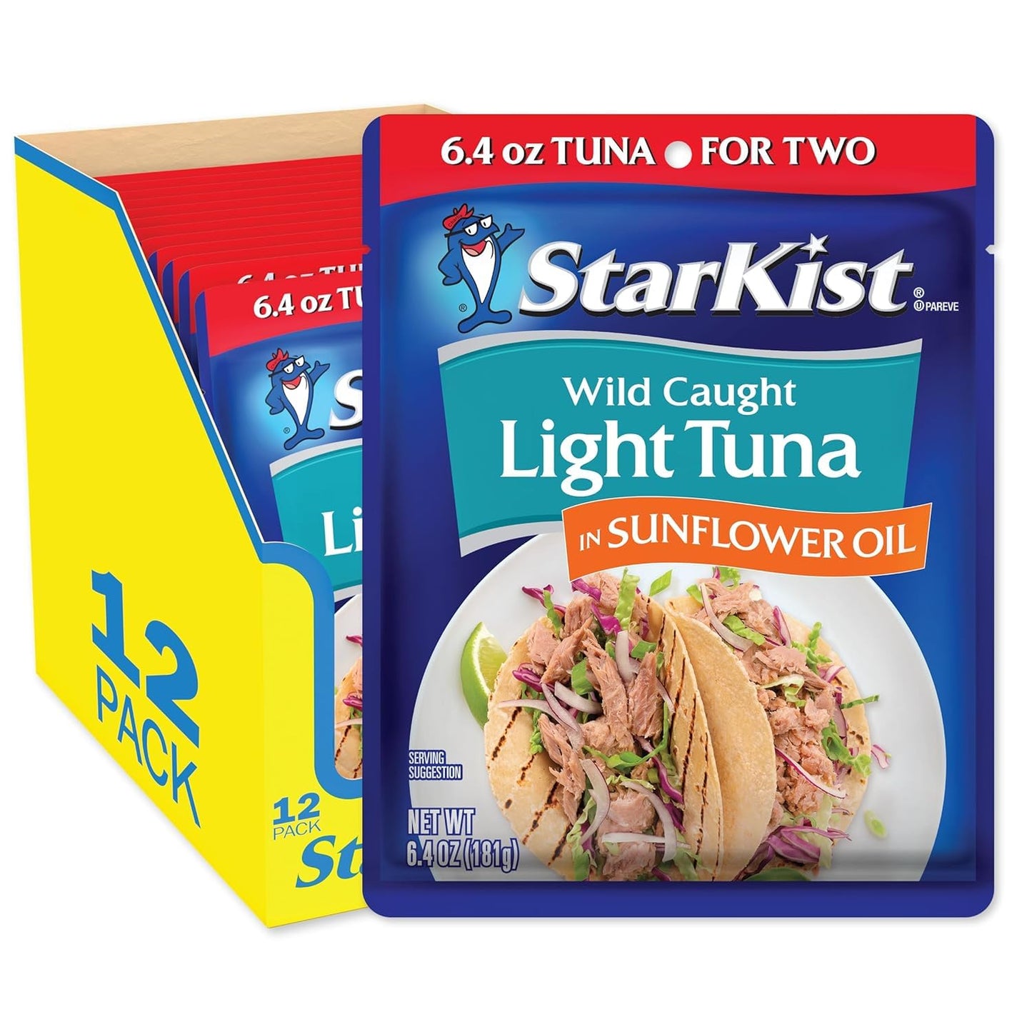 StarKist Chunk Light Tuna in Water, 2.6 Oz, Pack of 24