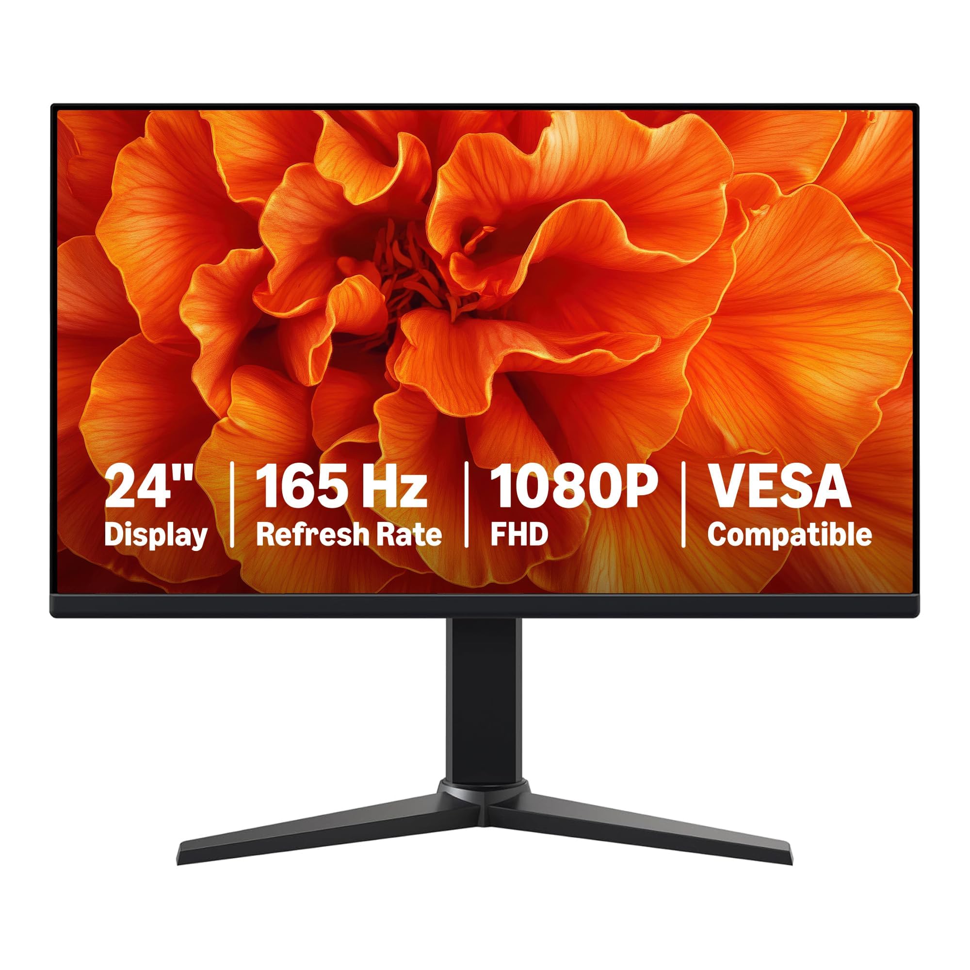 フリーメイソン『Standard Monitor』 Amazon Basics 24 Inch (23.8 inch viewable) Gaming Monitor, FHD