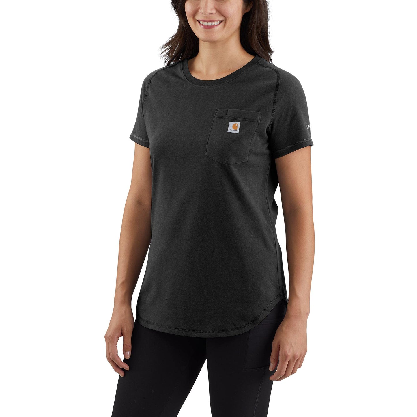 Carhatt Women's Force Relaxed Fit Midweight Pocket TShirt