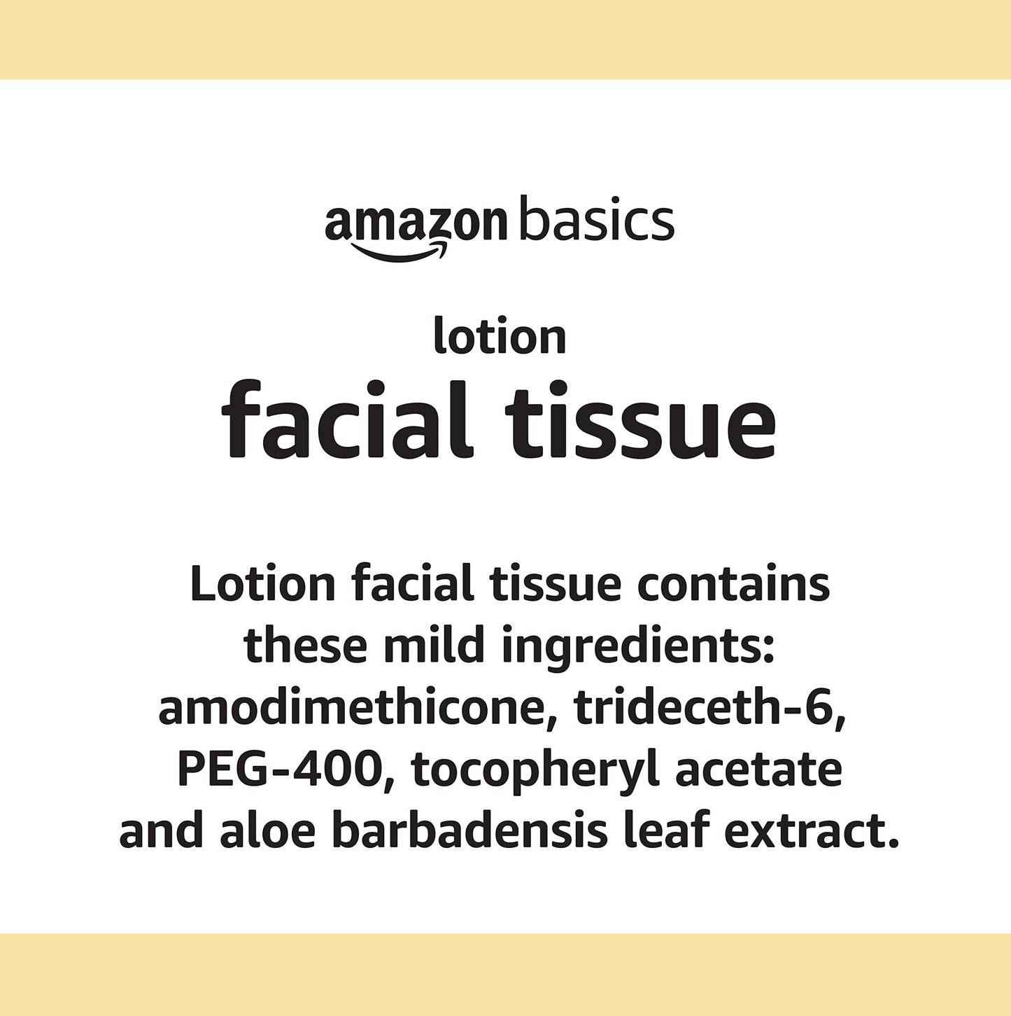 Amazon Basics Facial Tissues with Lotion, 2-Ply, 300 Count (4 Boxes, 75 Tissues per Box), Packaging May Vary