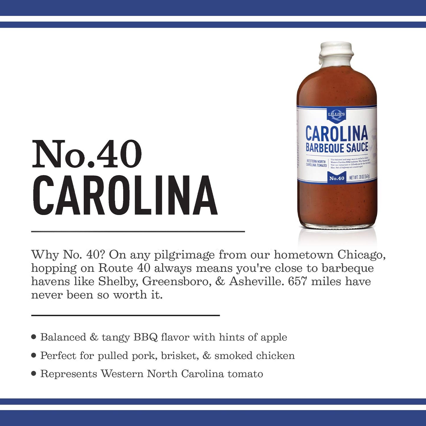 Lillie's Q - Carolina Barbeque Sauce, Gourmet Carolina Sauce, Tangy BBQ Sauce with Tomato Vinegar, Premium Ingredients, Made with Gluten-Free Ingredients (20 oz)