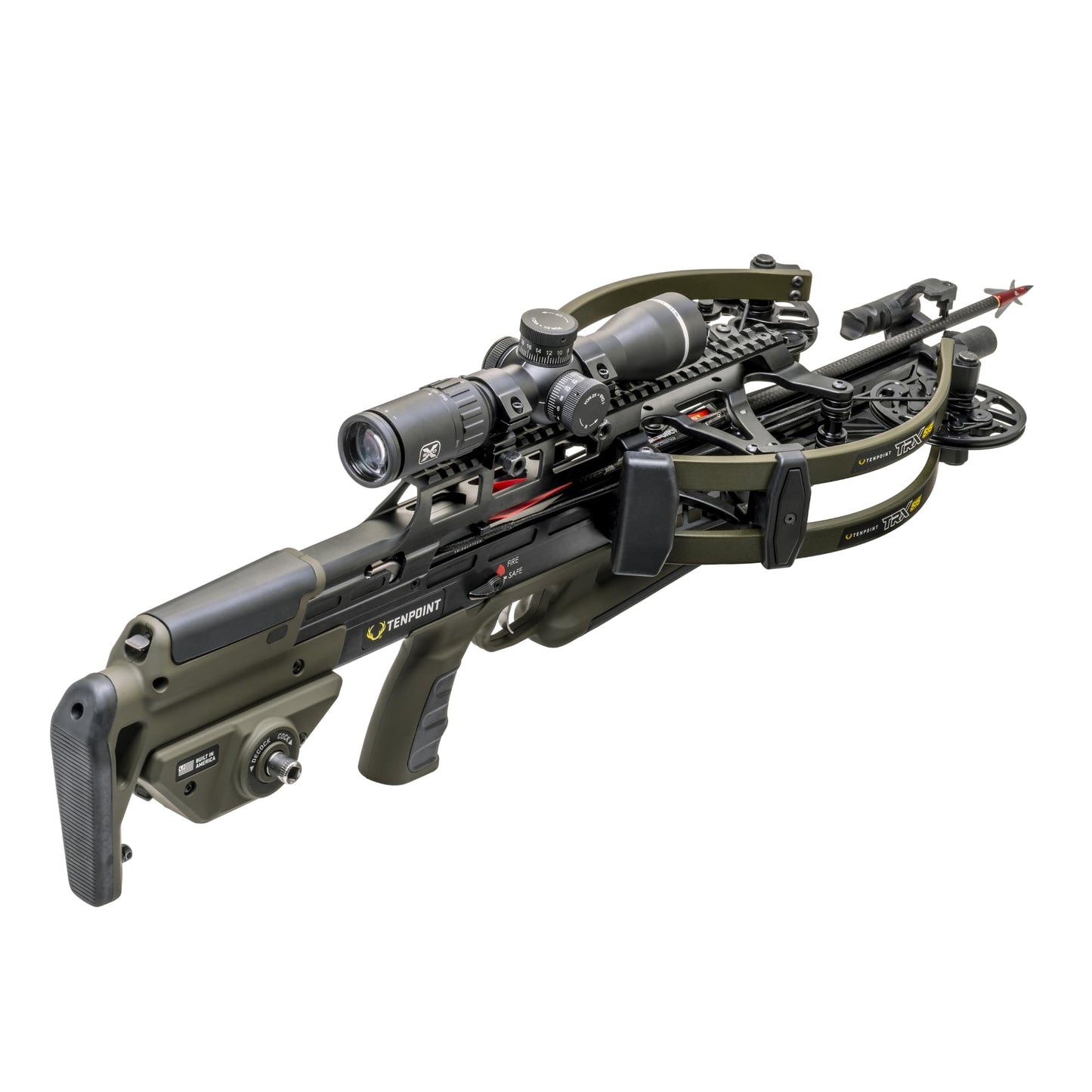 TenPoint TRX 515-515 FPS - Fastest, Most Accurate, Most Advanced Crossbow in The World - Includes ACUslide MAXX, EVO-X Elite Scope & Three CenterPunch HPX Carbon Arrows