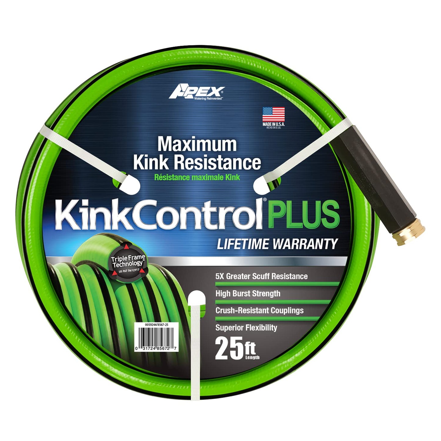 Kink Control Plus 8567-50 Garden Hose, 5/8 in. x 50 ft