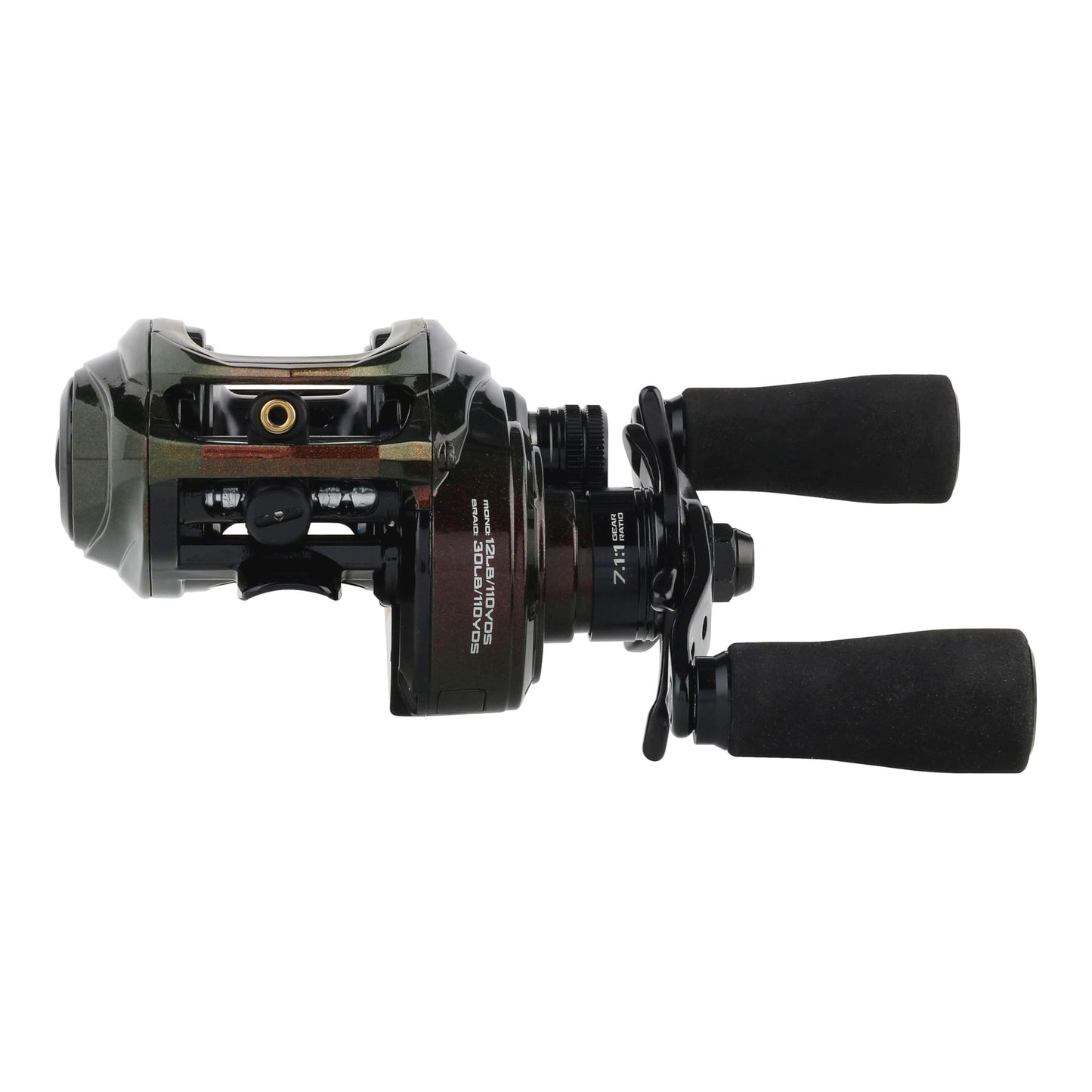 Abu Garcia IKE Signature Size LP Low Profile Baitcast Fishing Reel, Reliable Freshwater Reel, Durable & Lightweight Graphite Construction, Infini Brake System, Max Drag of 15lb | 6.8kg
