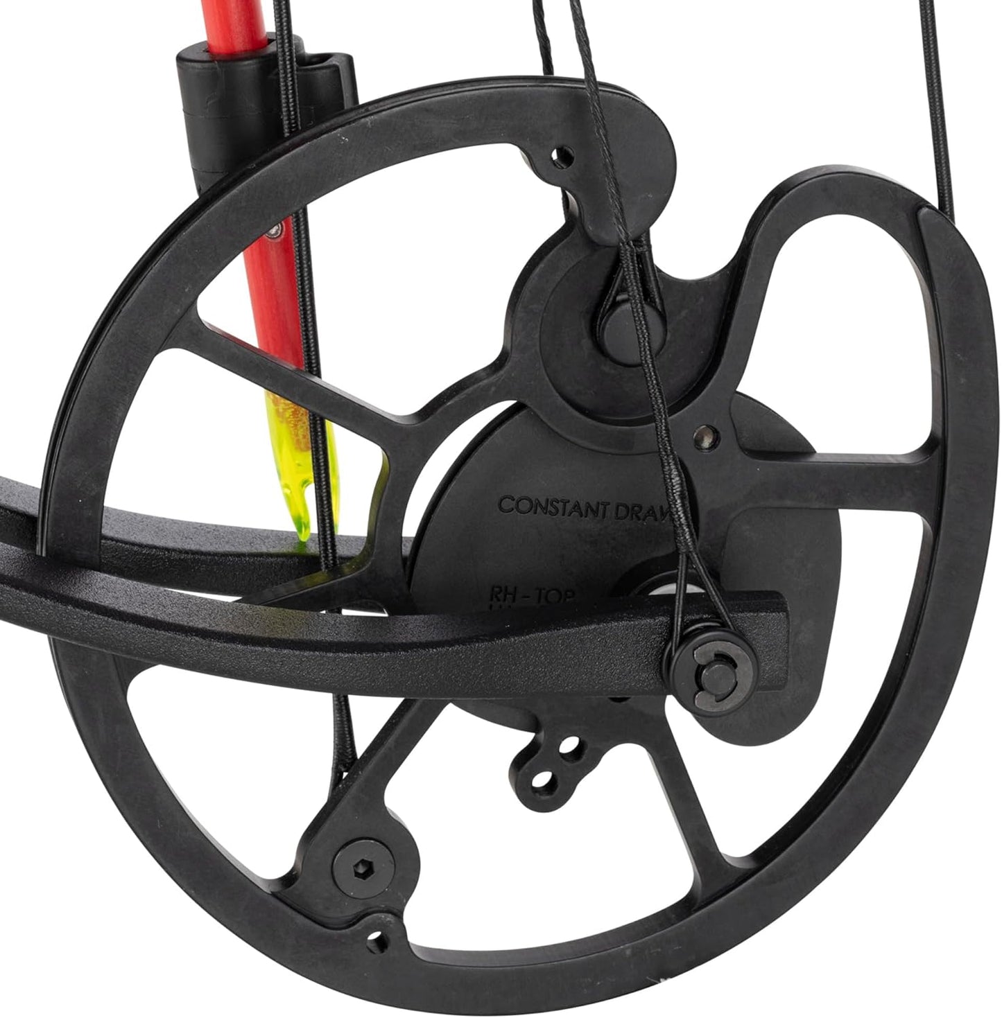 Cajun Bowfishing Sucker Punch Pro Bowfishing Bow, Left Hand, Red
