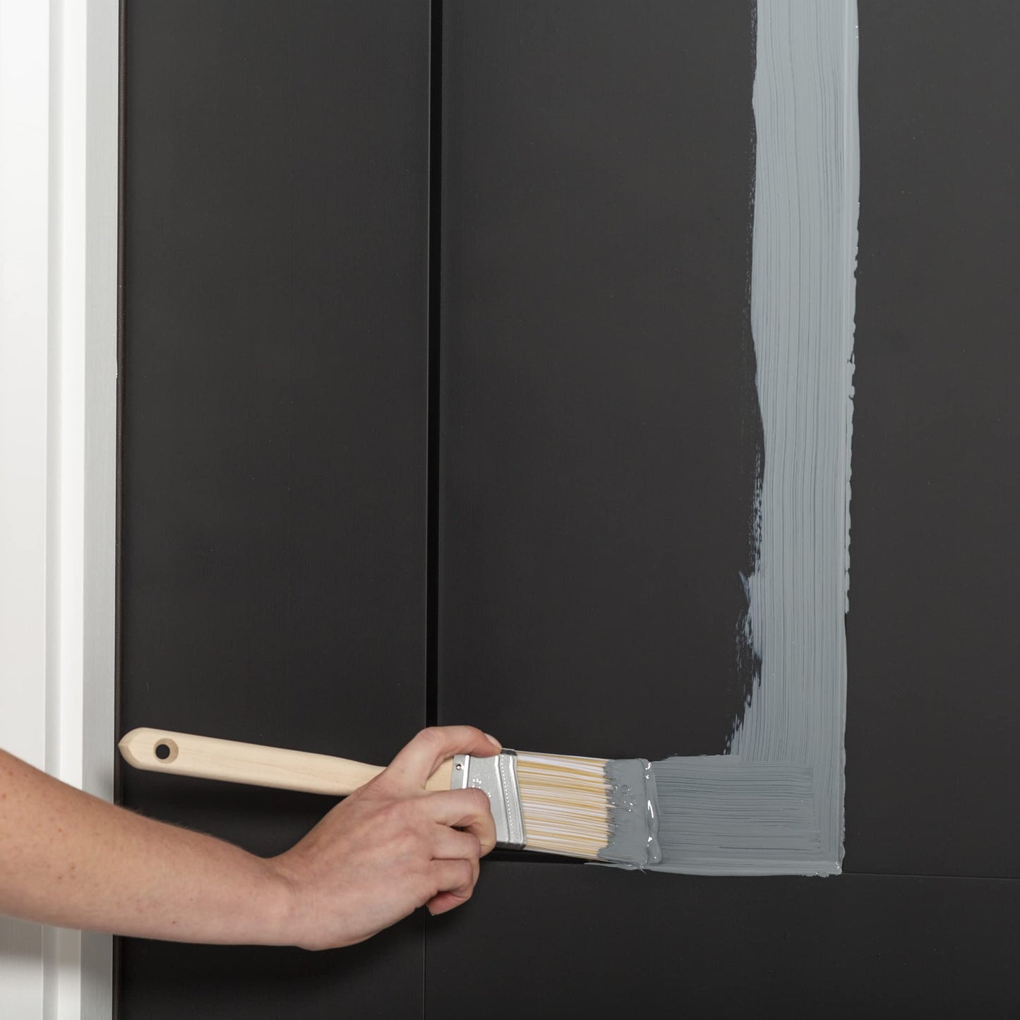 Rust-Oleum 369383 Advanced Dry Door & Trim Paint, Quart, Satin Black