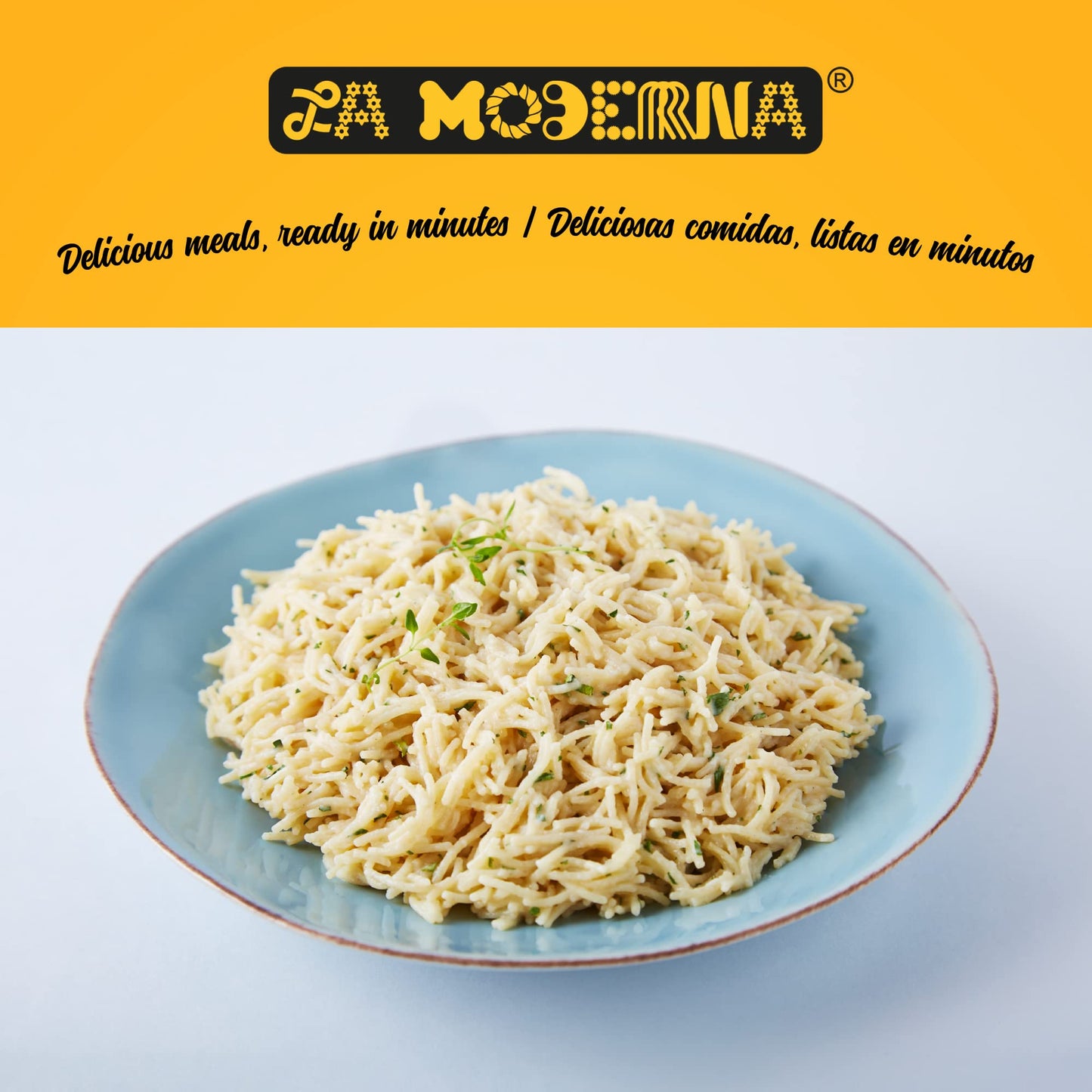 LA MODERNA, Noodles, Pasta, Made with Durum Wheat Grits, Enriched with Vitamins and Iron, 7 oz, Pack of 20