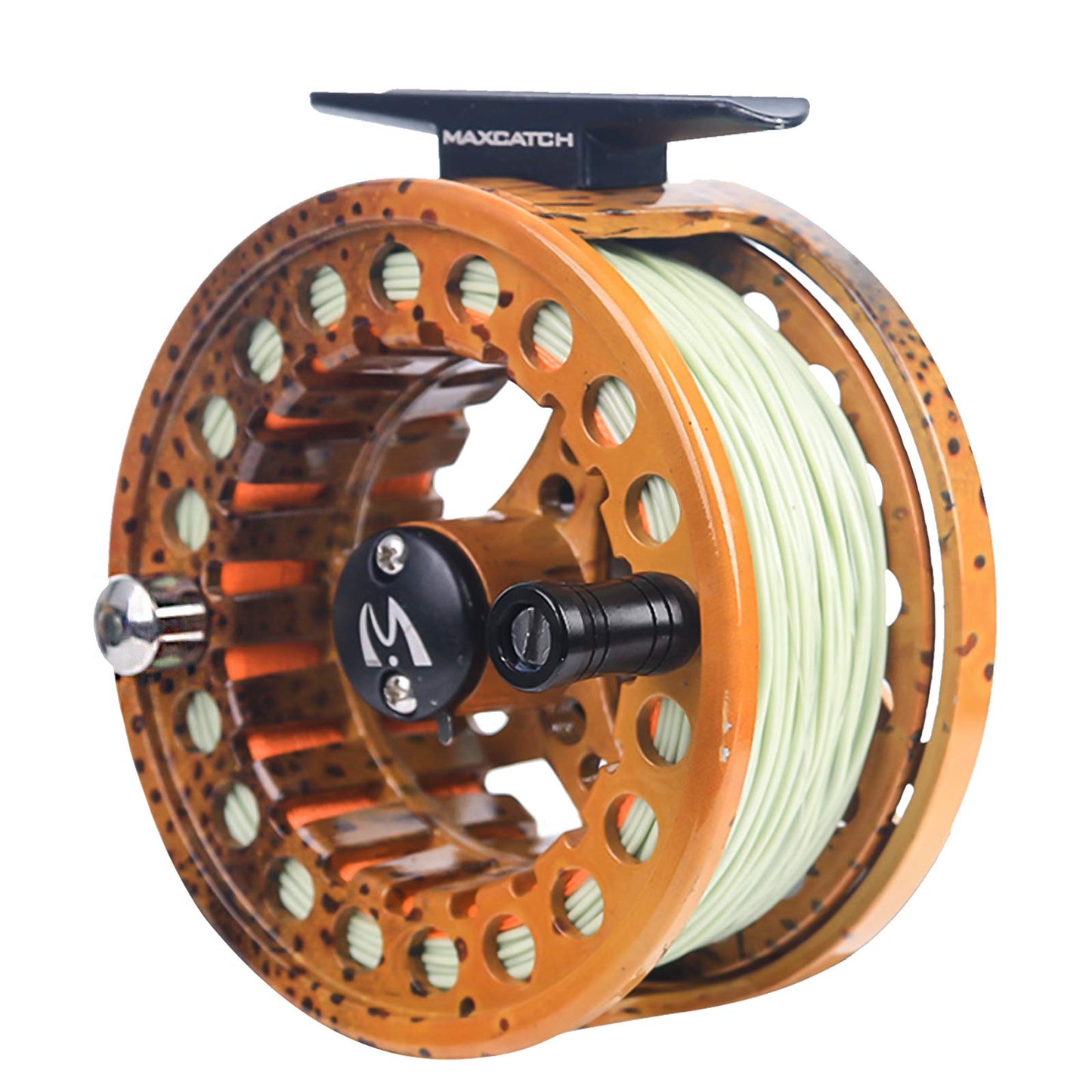 M MAXIMUMCATCH Maxcatch ECO Large Arbor Fly Fishing Reel (3/4wt 5/6wt 7/8wt) and Pre-Loaded Fly Reel with Line Combo