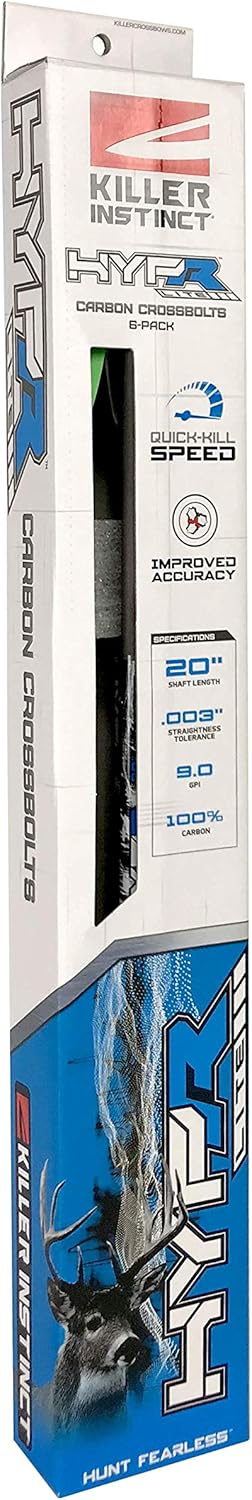 Killer Instinct Crossbows Hypr Lite 20" Crossbow Bolts (6-Pack)