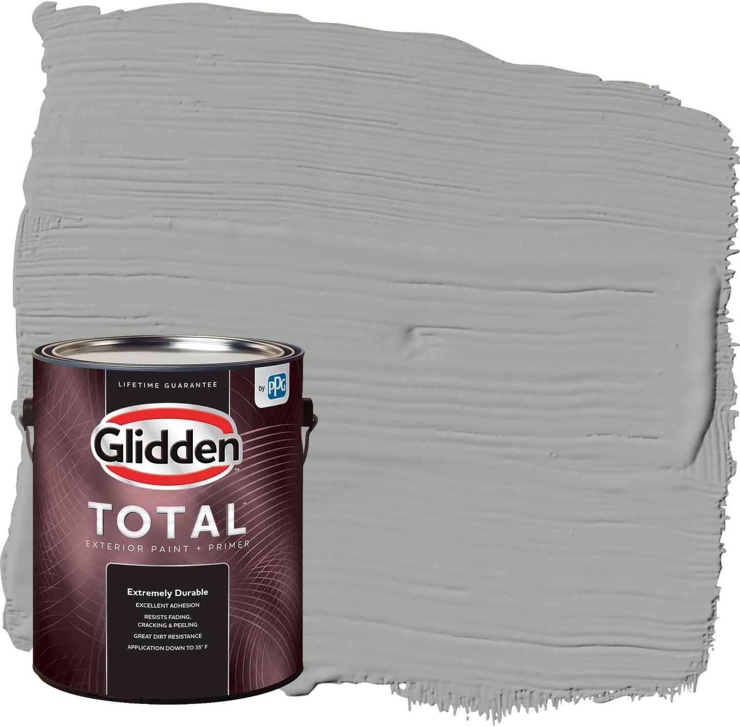 Glidden Exterior Paint + Primer: Black/Black Magic, One Coat, Satin, 1-Gallon