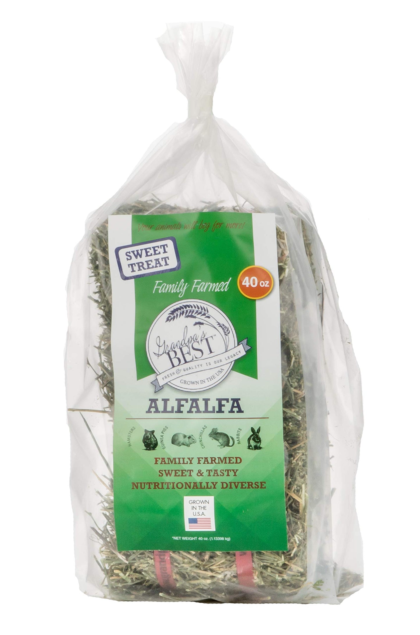 Grandpa's Best Alfalfa Hay, 5 lbs