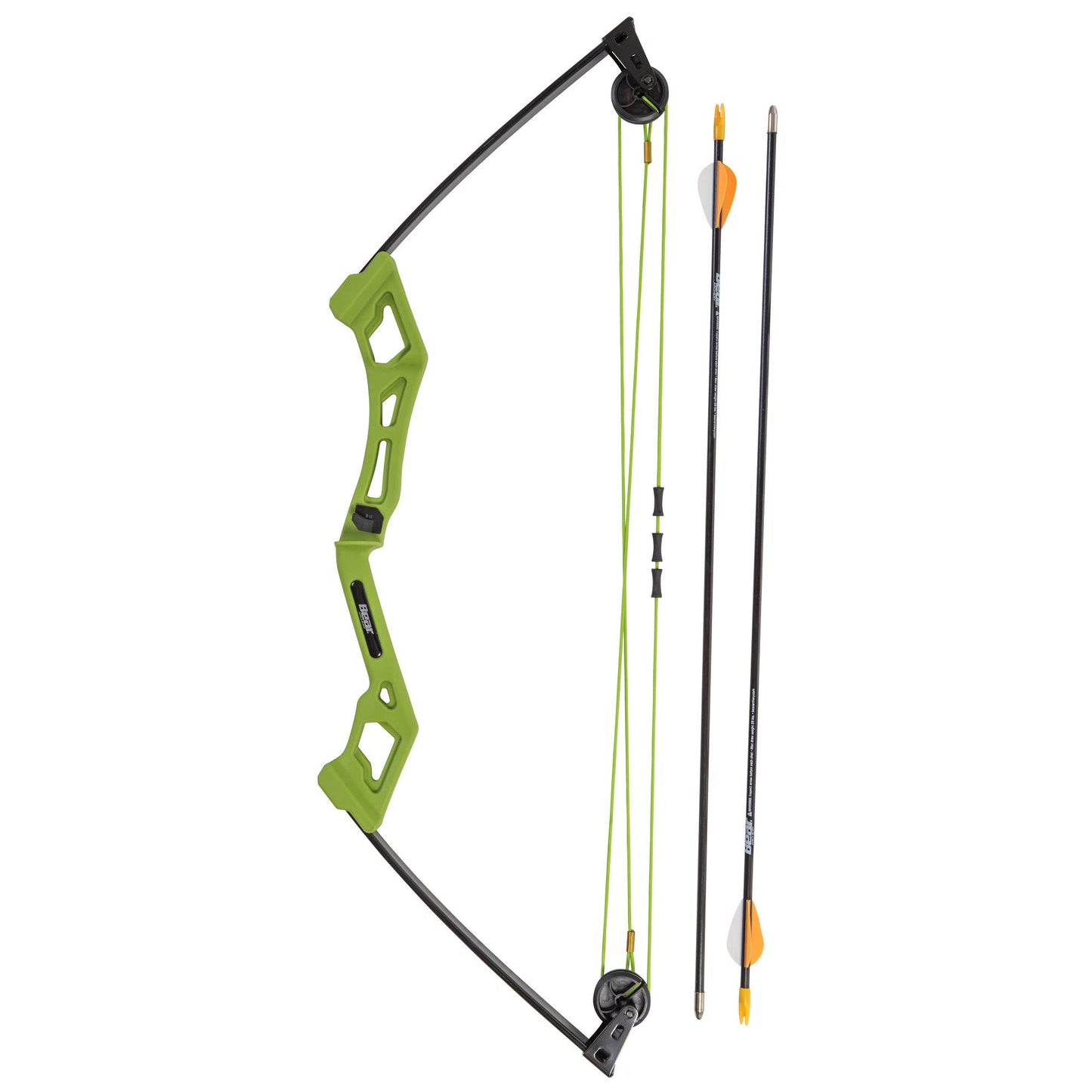 Bear Archery Brave Bow Set for Youth, Recommended Ages 8-12, Right Handed, Continuous Draw Weight Up to 25 lb., Continuous Draw Length Up to 19.5-inches