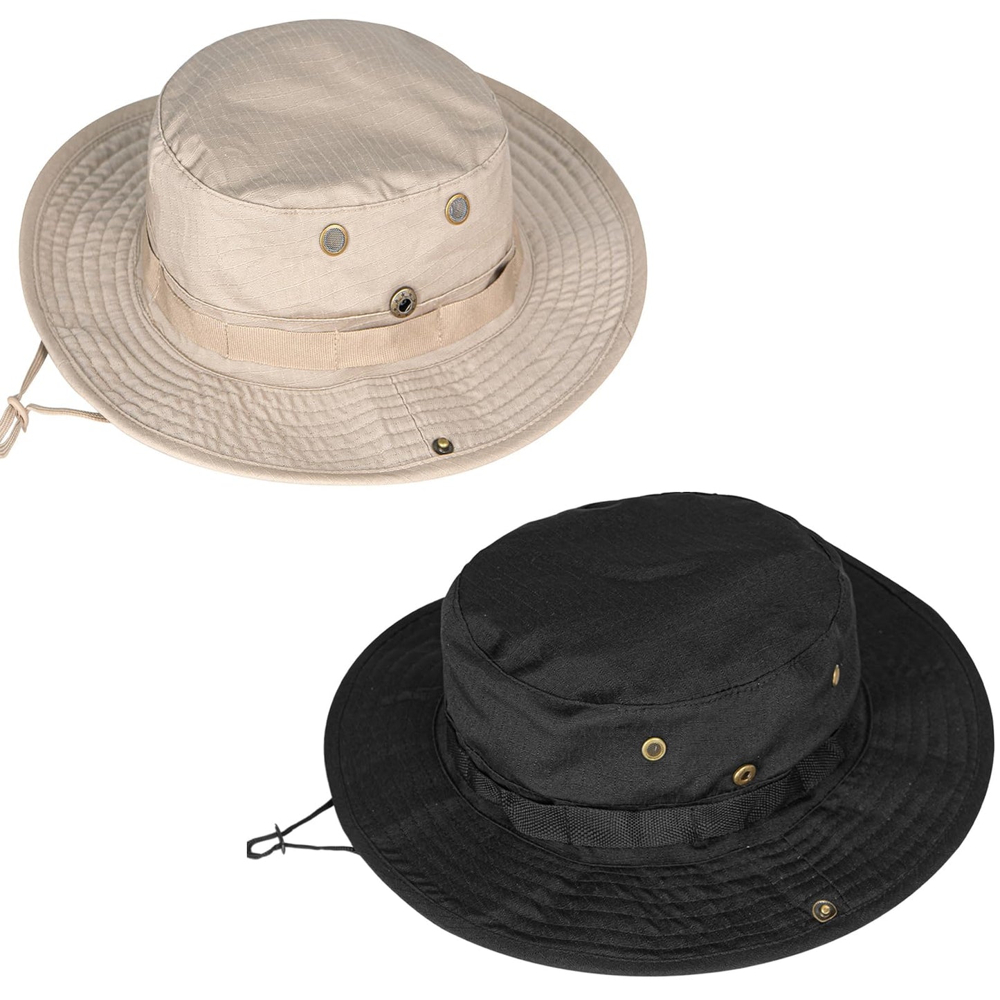 Sun Hats for Men Women Boonie Hat UPF 50+ Bucket Hat Wide Brim UV Protection Fishing Hiking Safari Outdoor Hats