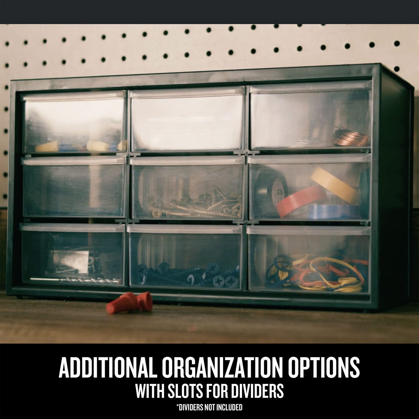 CRAFTSMAN Storage Organizer, 30 Small Drawer Modular Storage System, Easily Stackable (CMST40730)