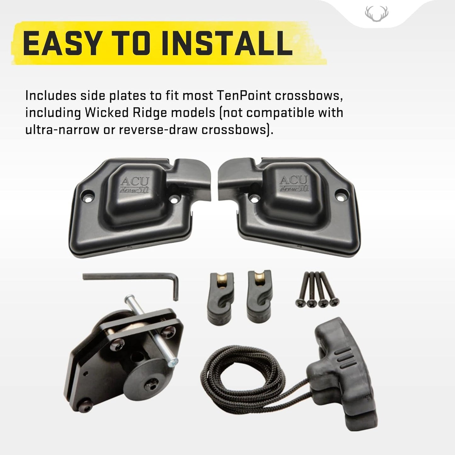 TenPoint ACUdraw 50 Cocking Device - Reduces Draw Weight by 50% - Built-in Cocking Device